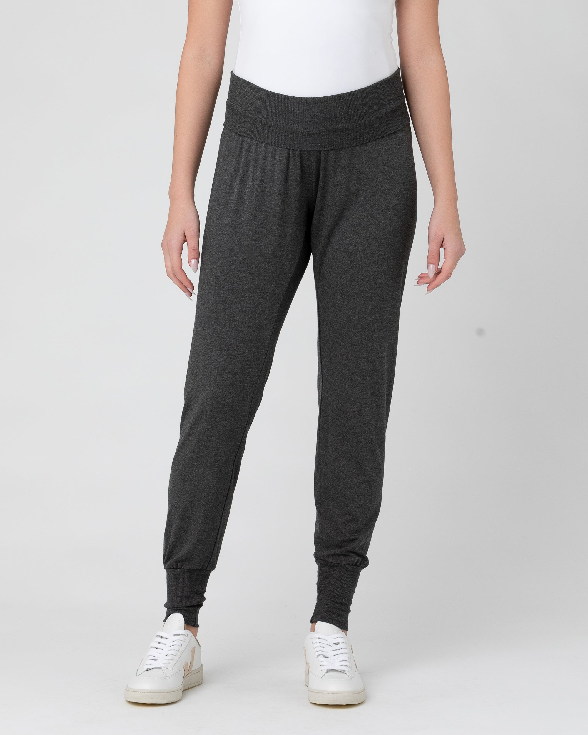 Jersey Lounge Pant Charcoal Marle