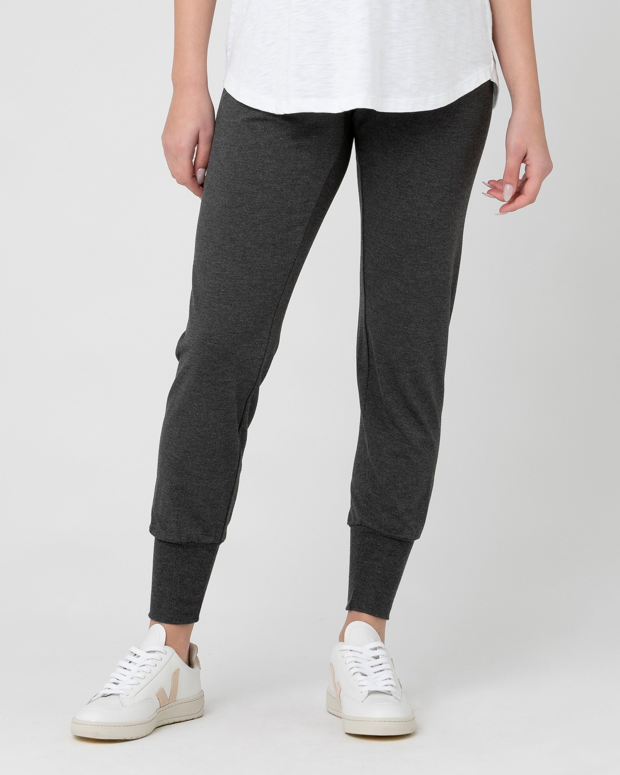 Jersey Lounge Pant Charcoal Marle