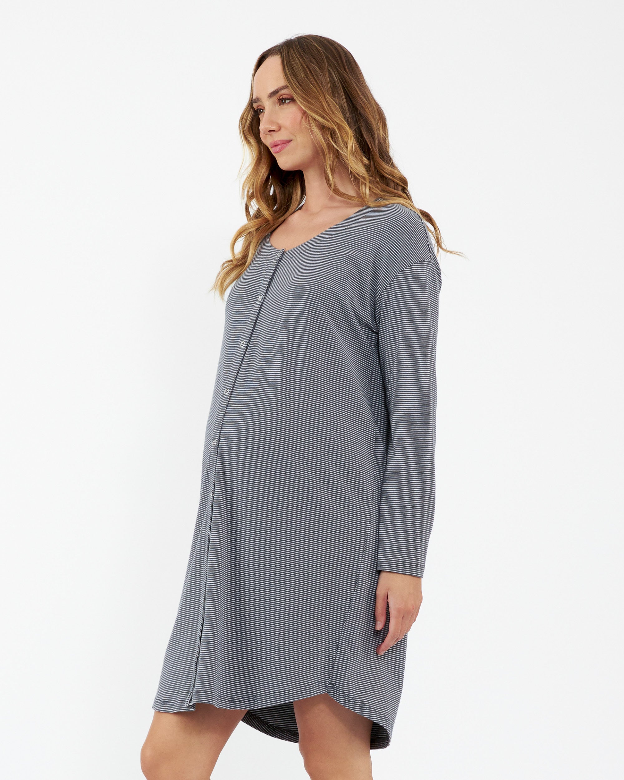 Blake Organic Nightie Gunship / White