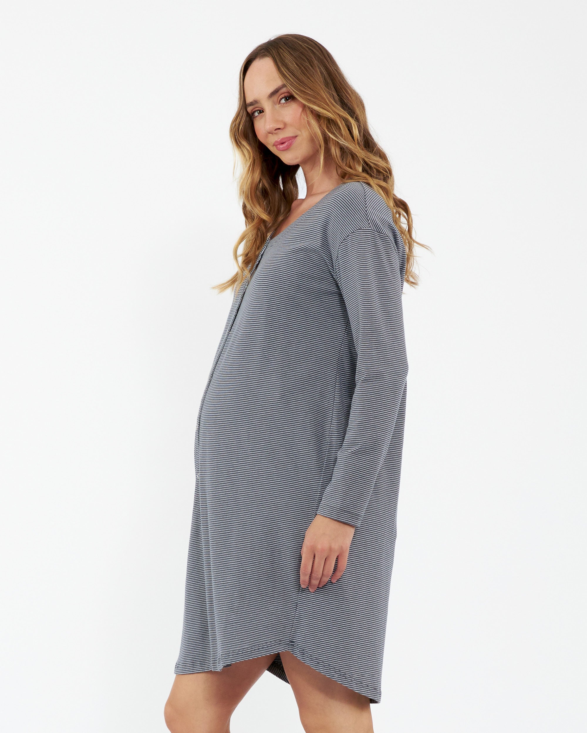 Blake Organic Nightie Gunship / White