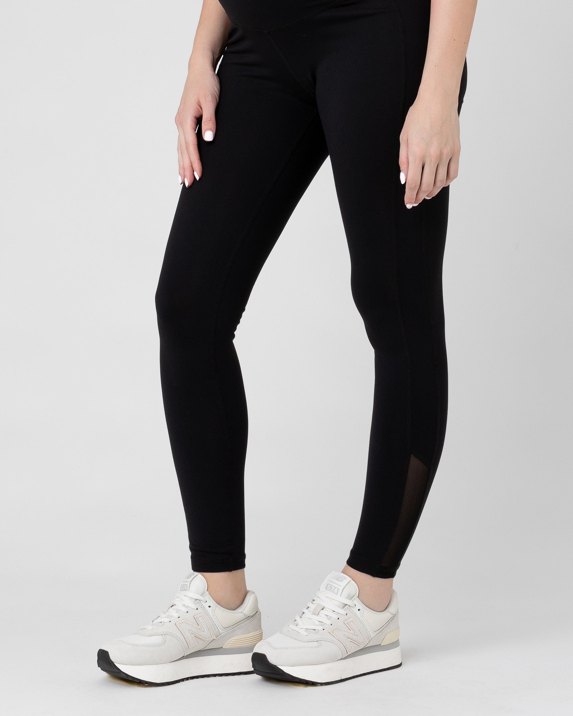 Active Over Tummy Legging Black