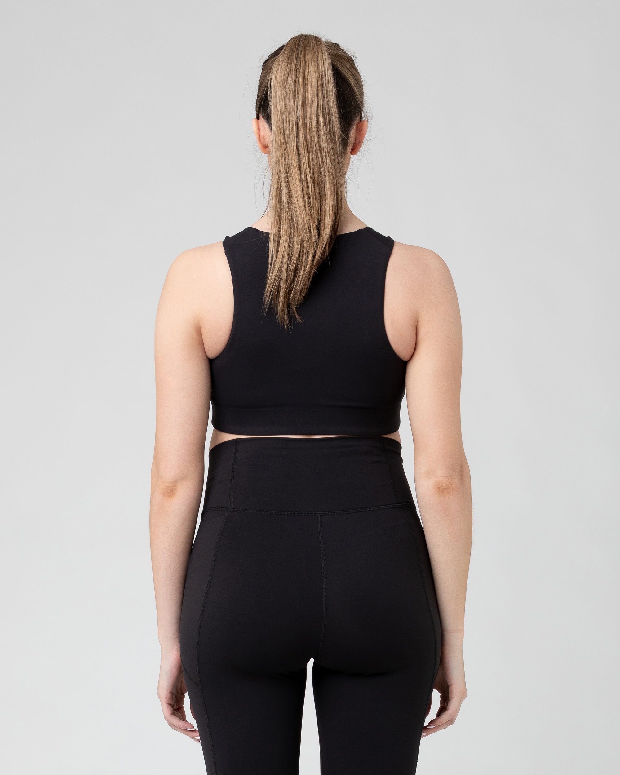 Tempo Crop Top Black