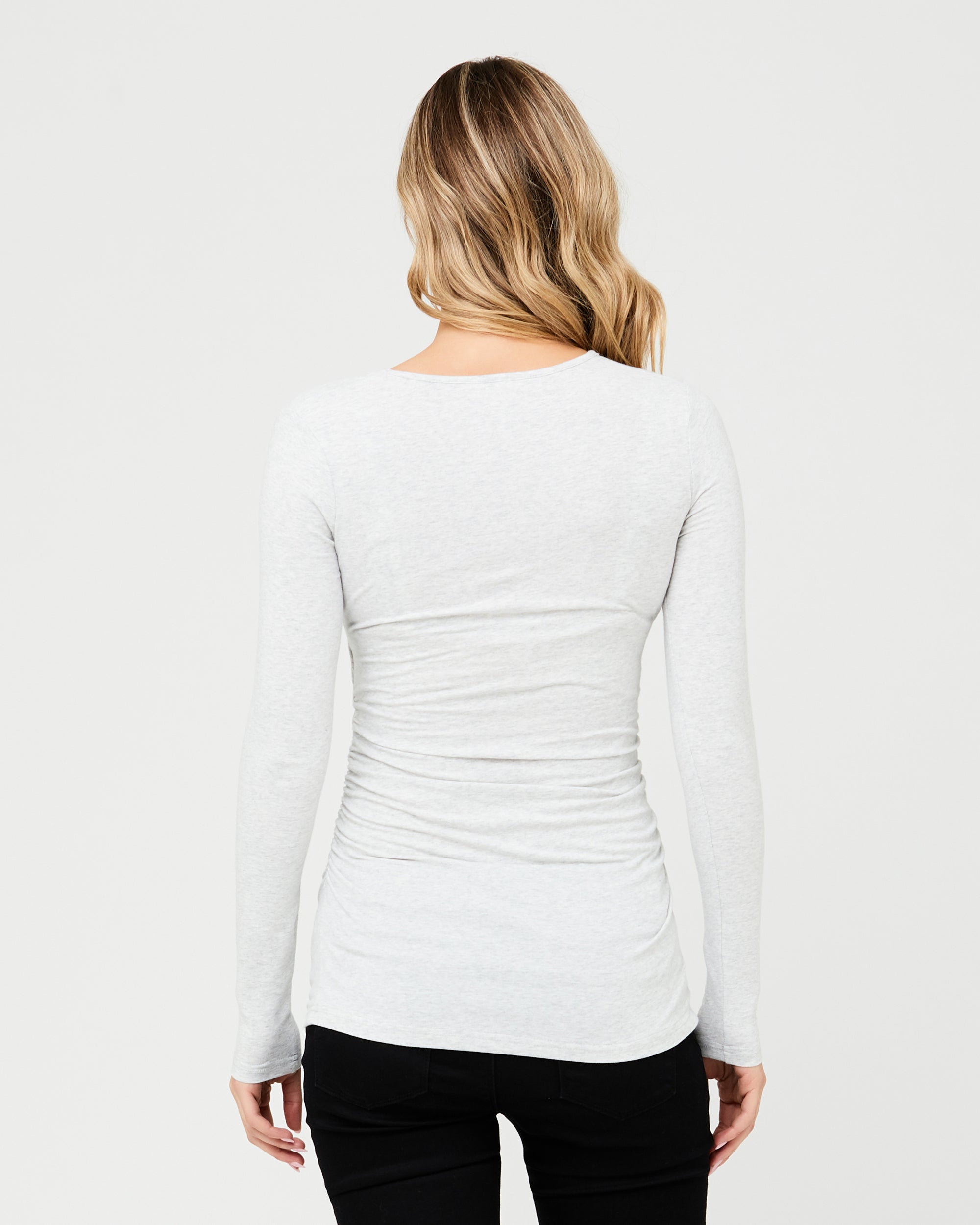 Organic Nursing Top Silver Marle