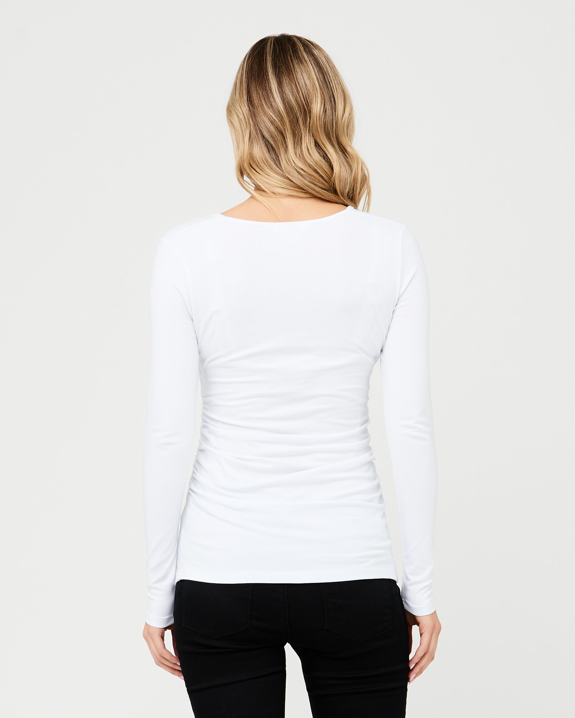 Organic Nursing Top White