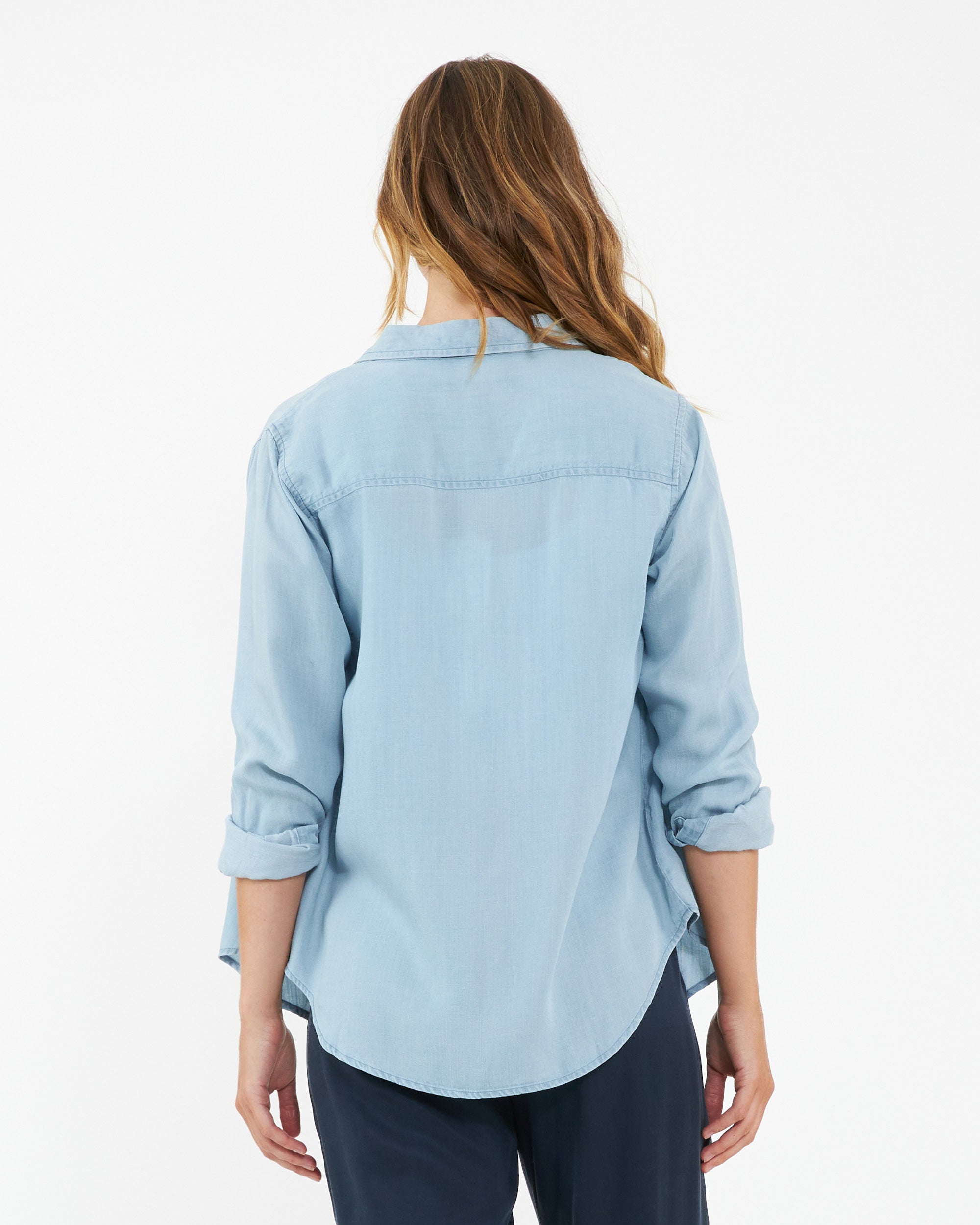Bec Chambray Shirt Clean Fade