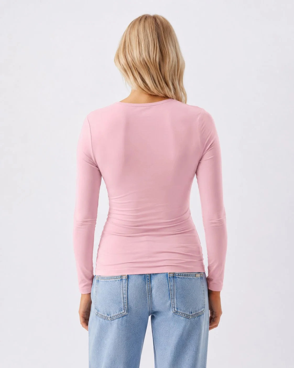 Luxe Knit Nursing Top Pink