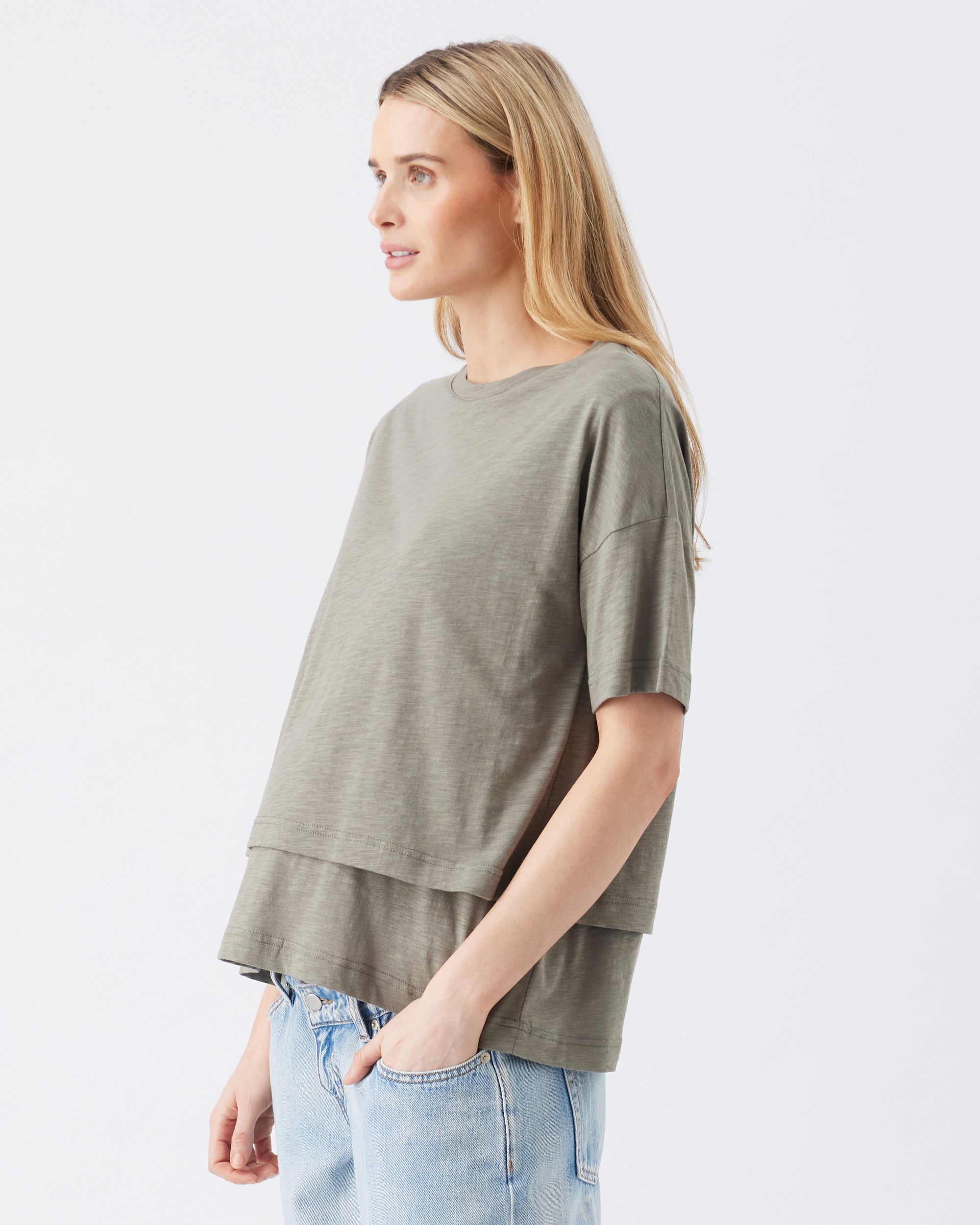 Claud Nursing Tee Moss