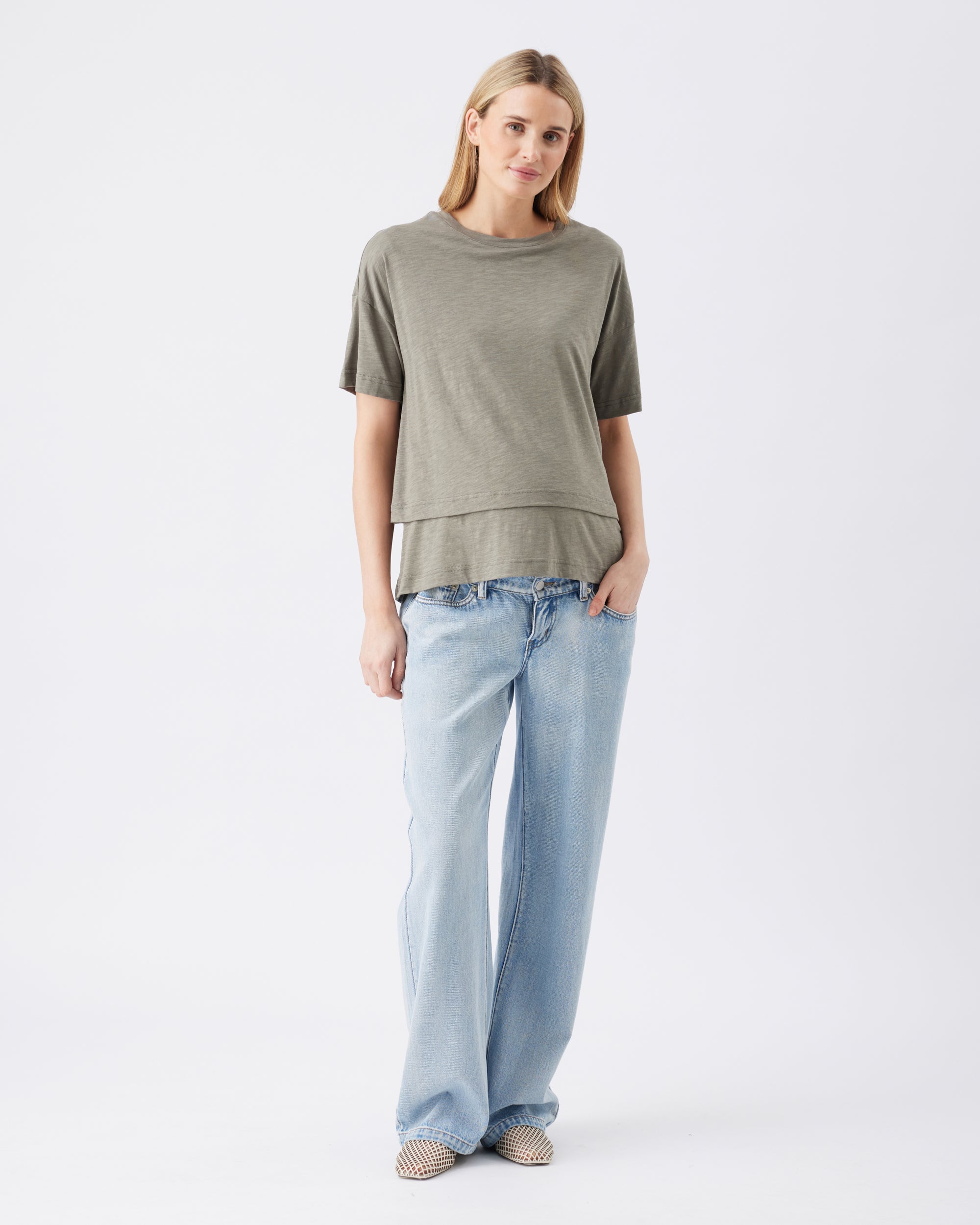Claud Nursing Tee Moss