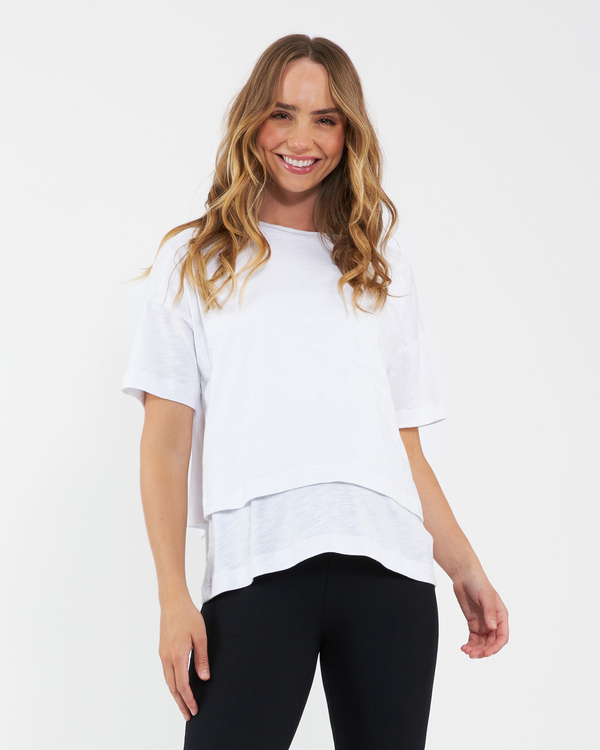 Claud Nursing Tee  White