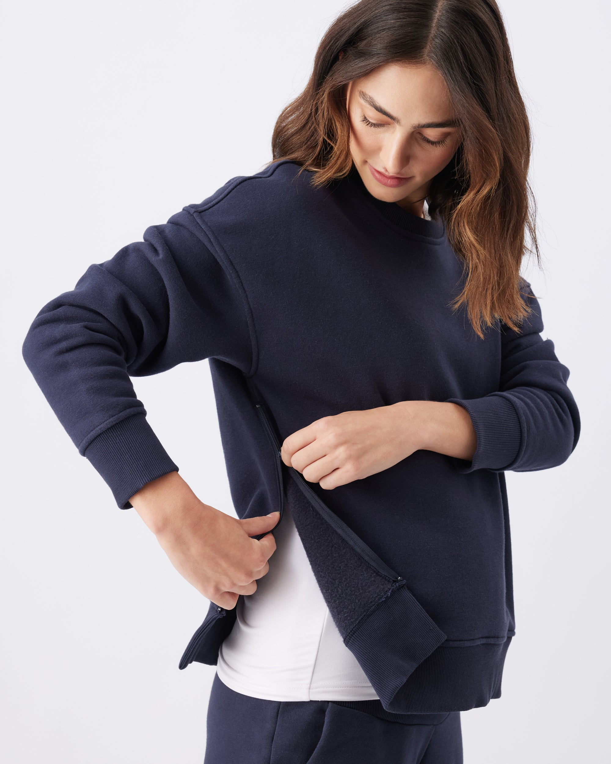 Relax Nursing Sweat Navy