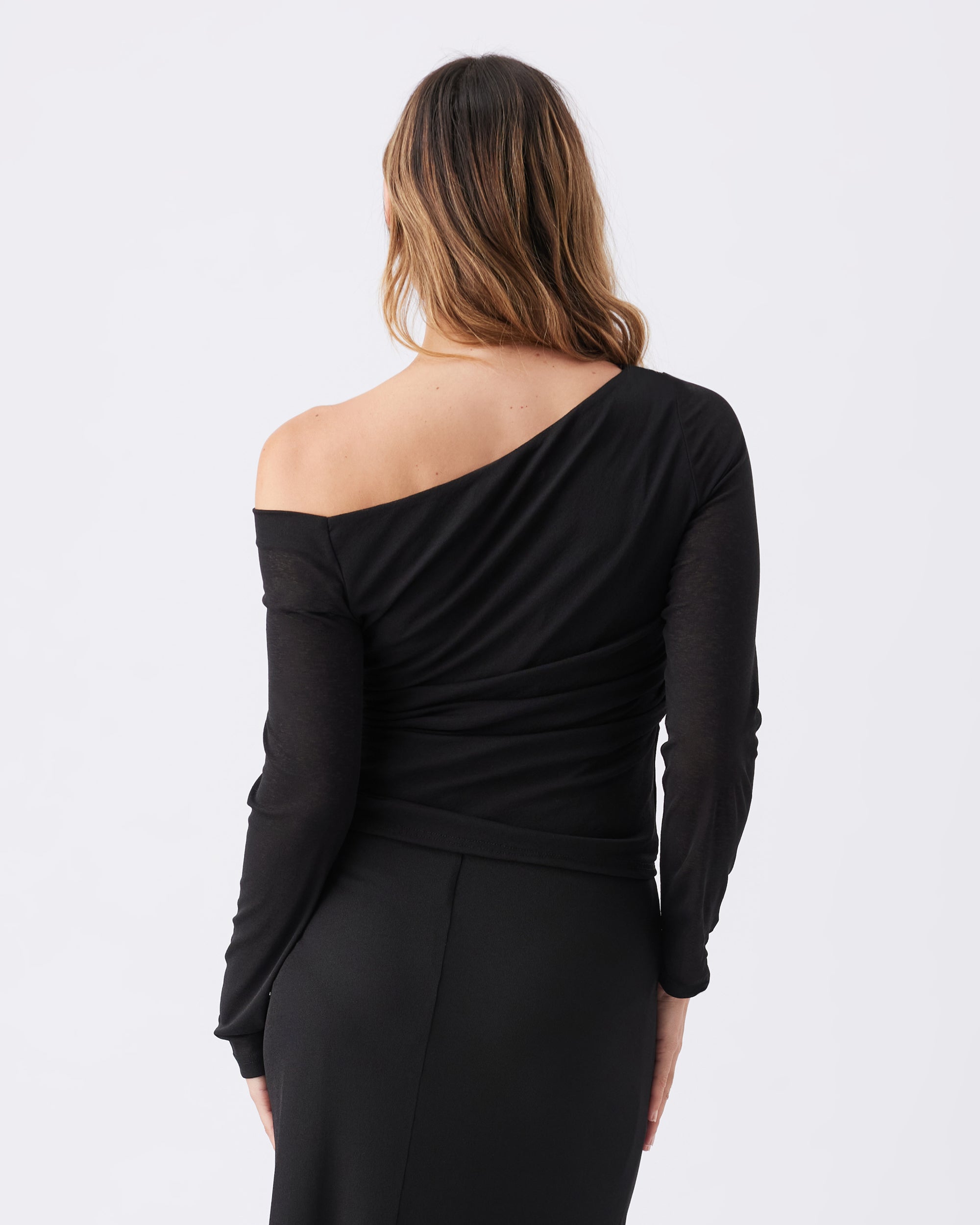 Rhi Long Sleeve Top Black