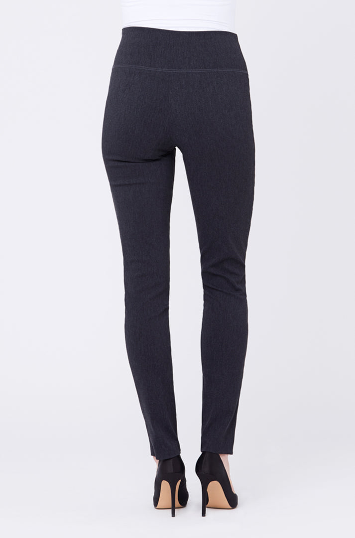 Suzie Super Straight Pant Charcoal Marle