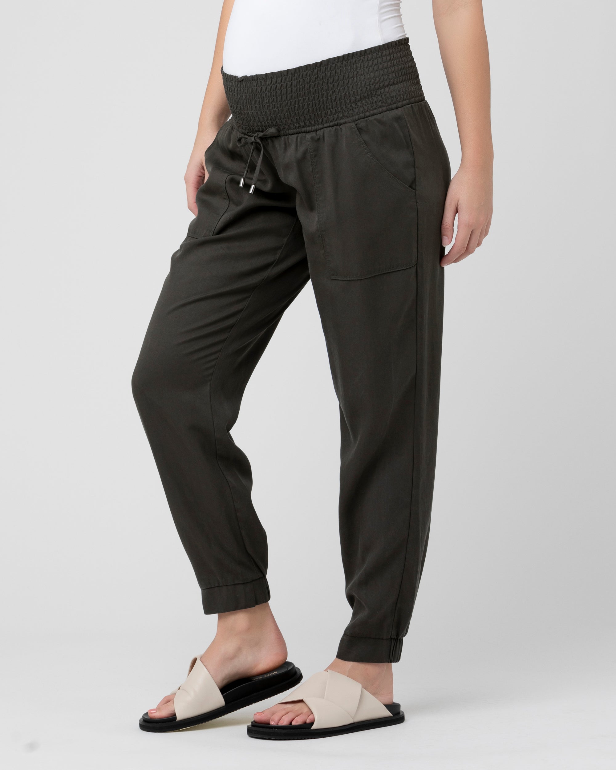 Tencel Off Duty Pant Olive