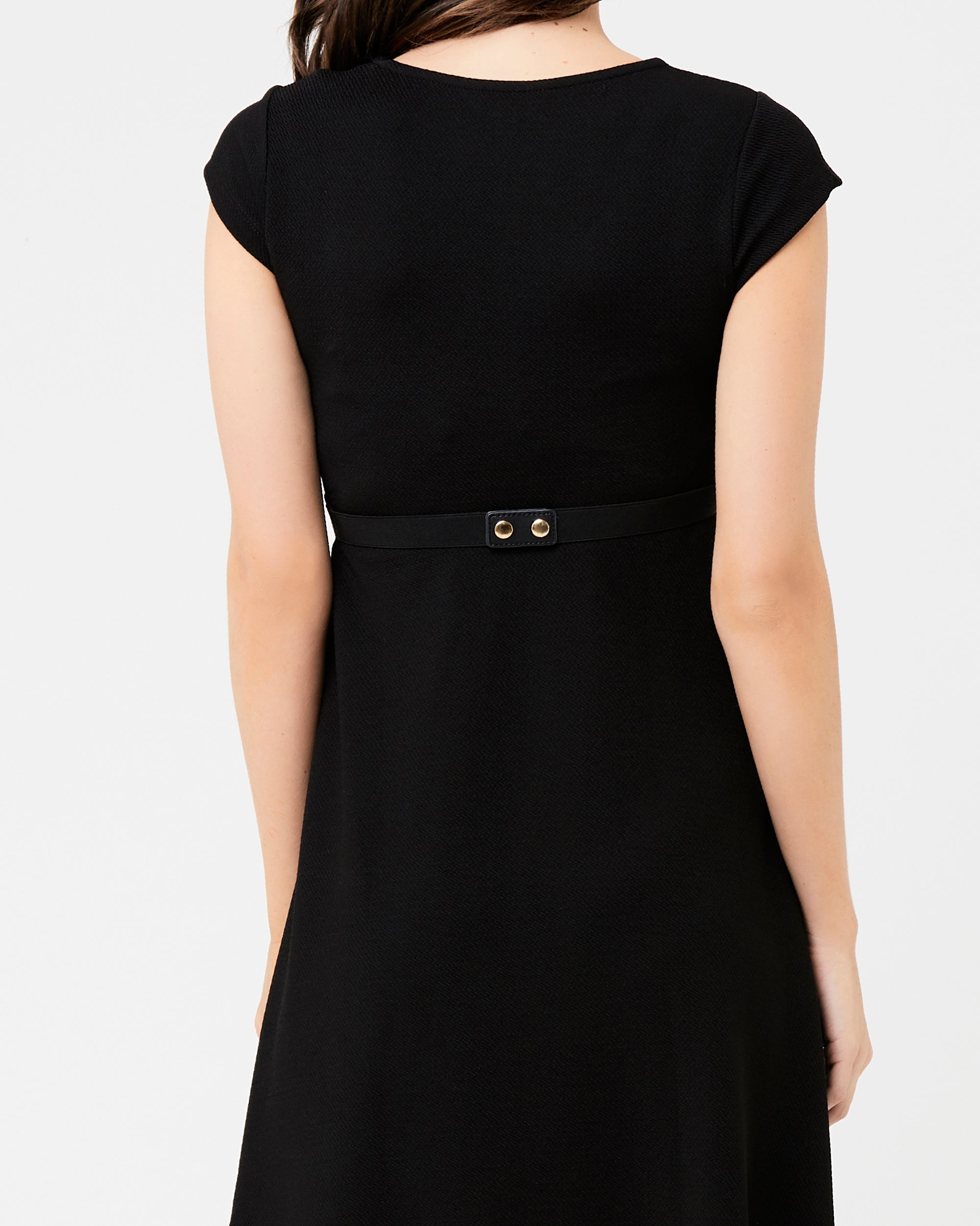Plate Detail Belt Black