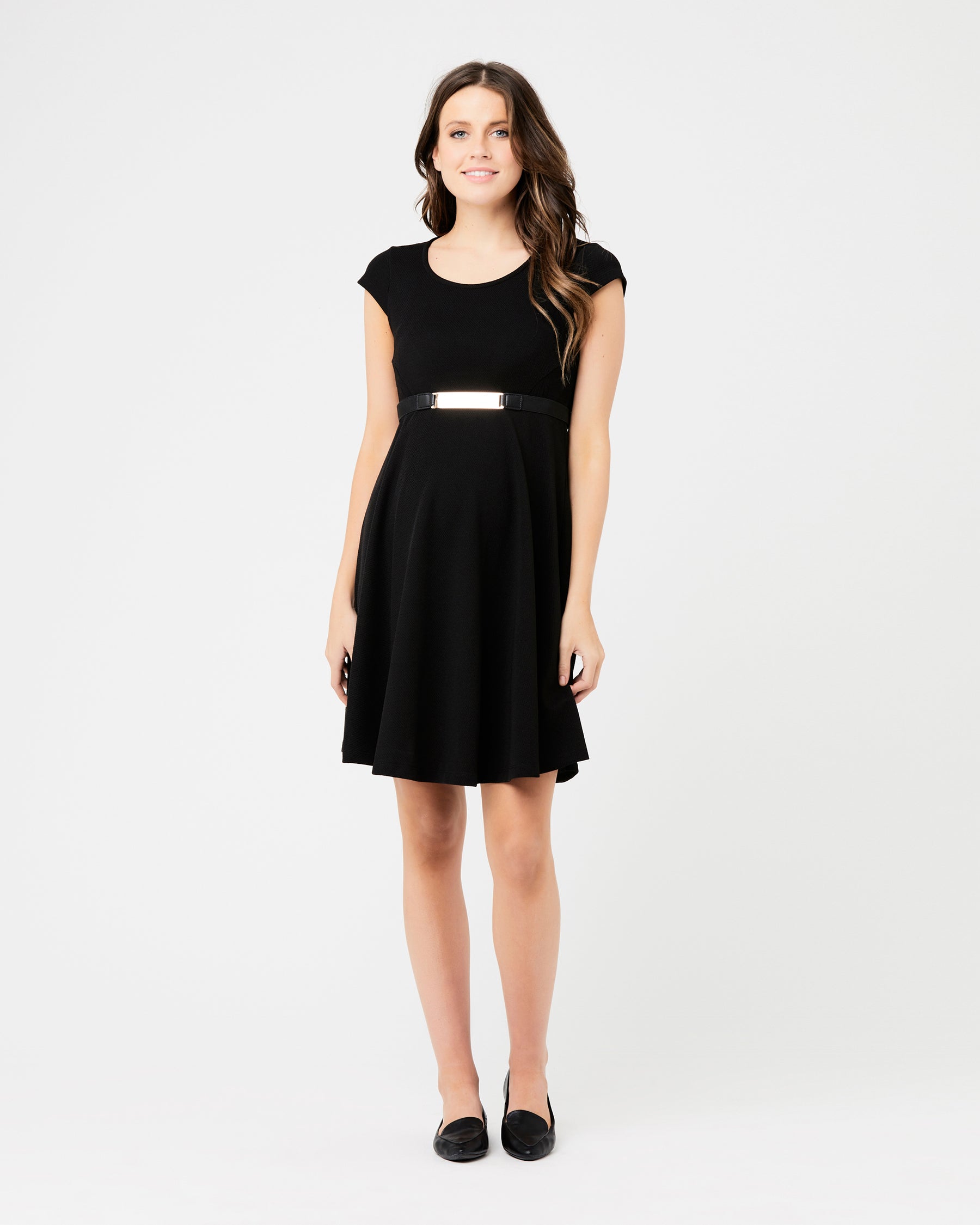 Plate Detail Belt Black