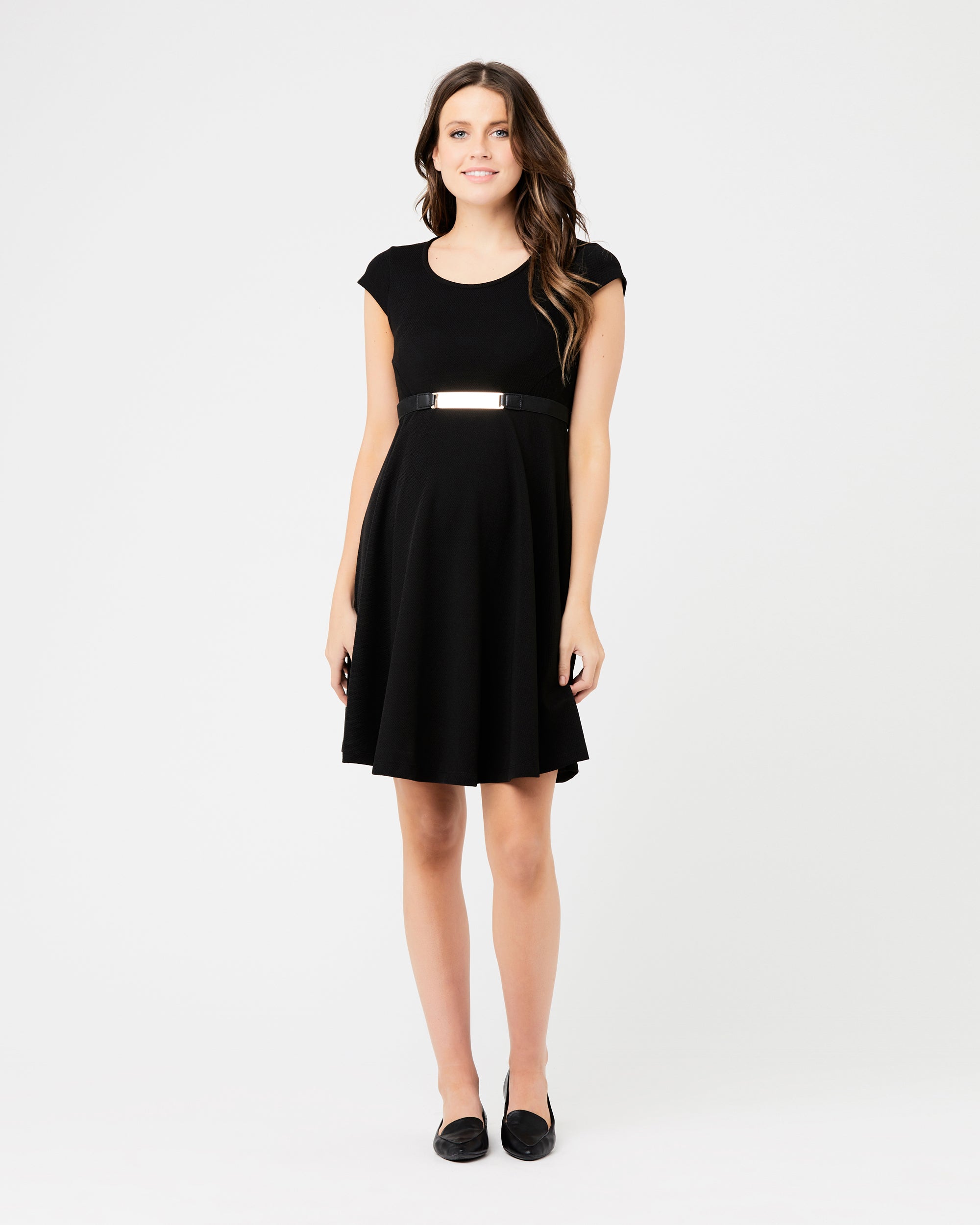 Plate Detail Belt Black
