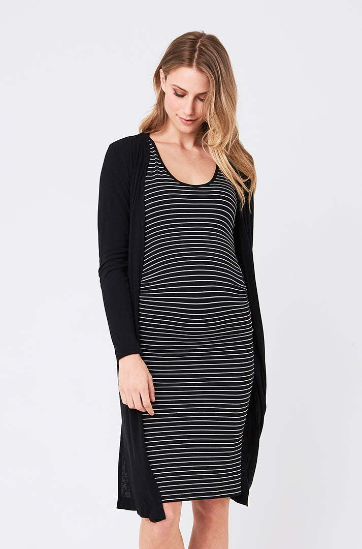 Longline Cardi Black