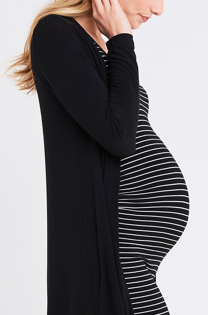 Longline Cardi Black