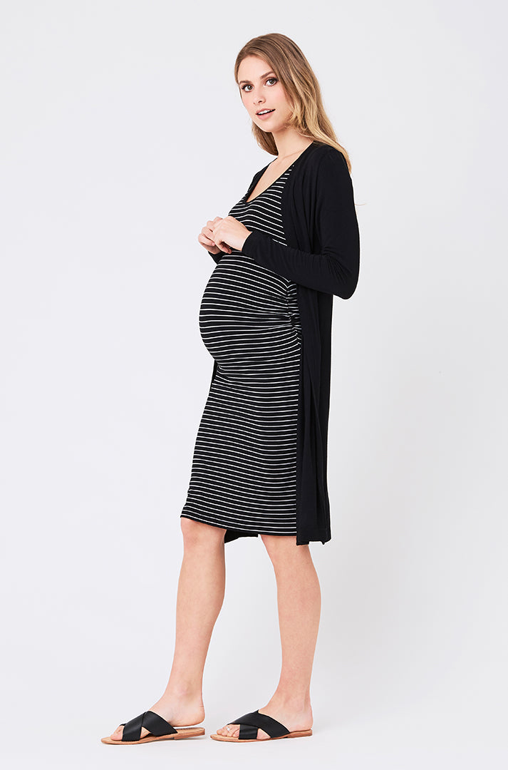 Longline Cardi Black