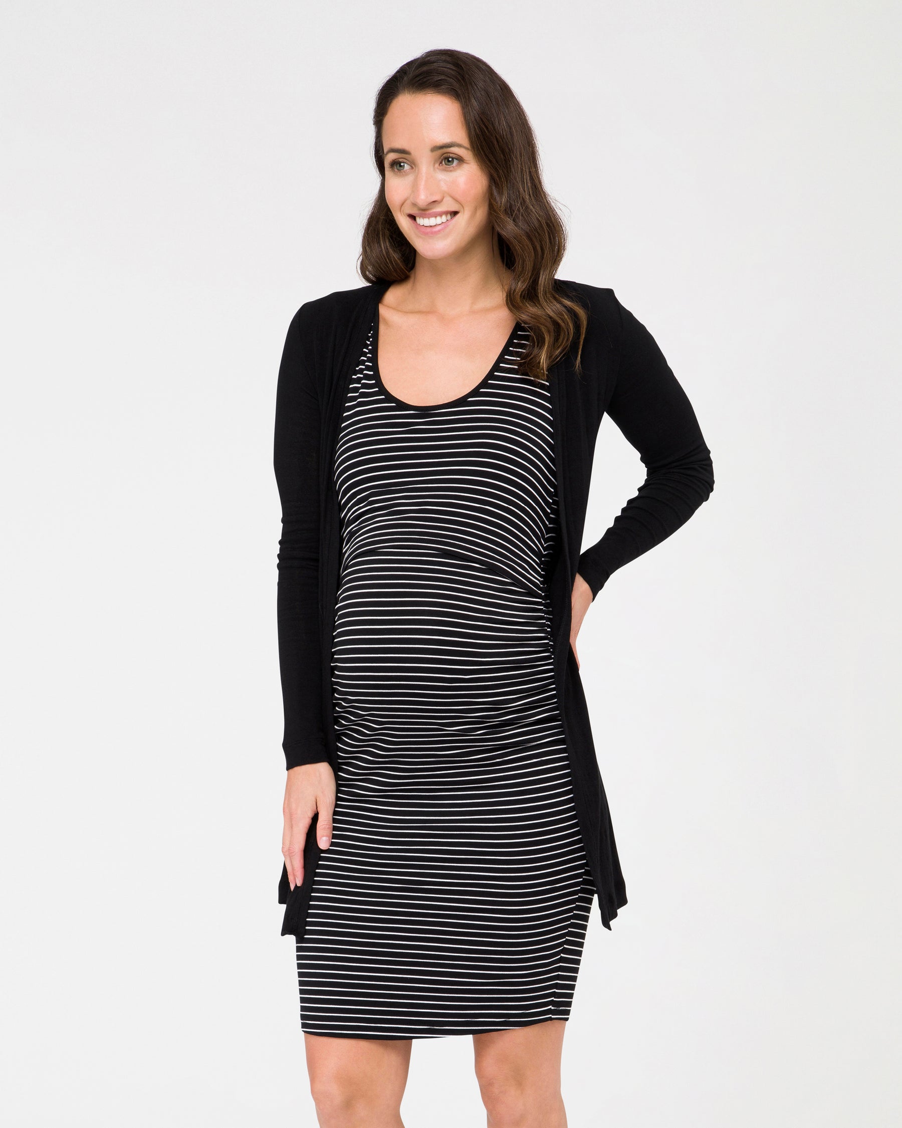 Longline Cardi Black