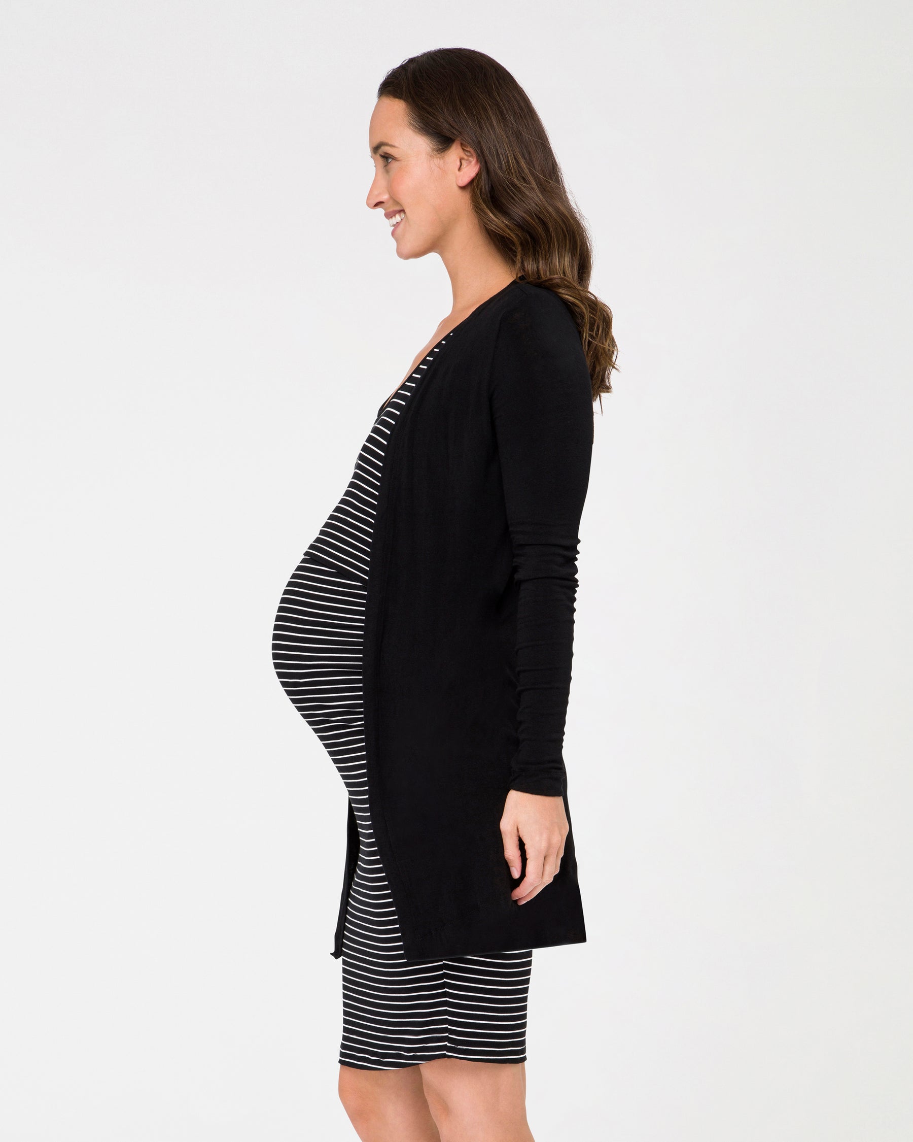 Longline Cardi Black