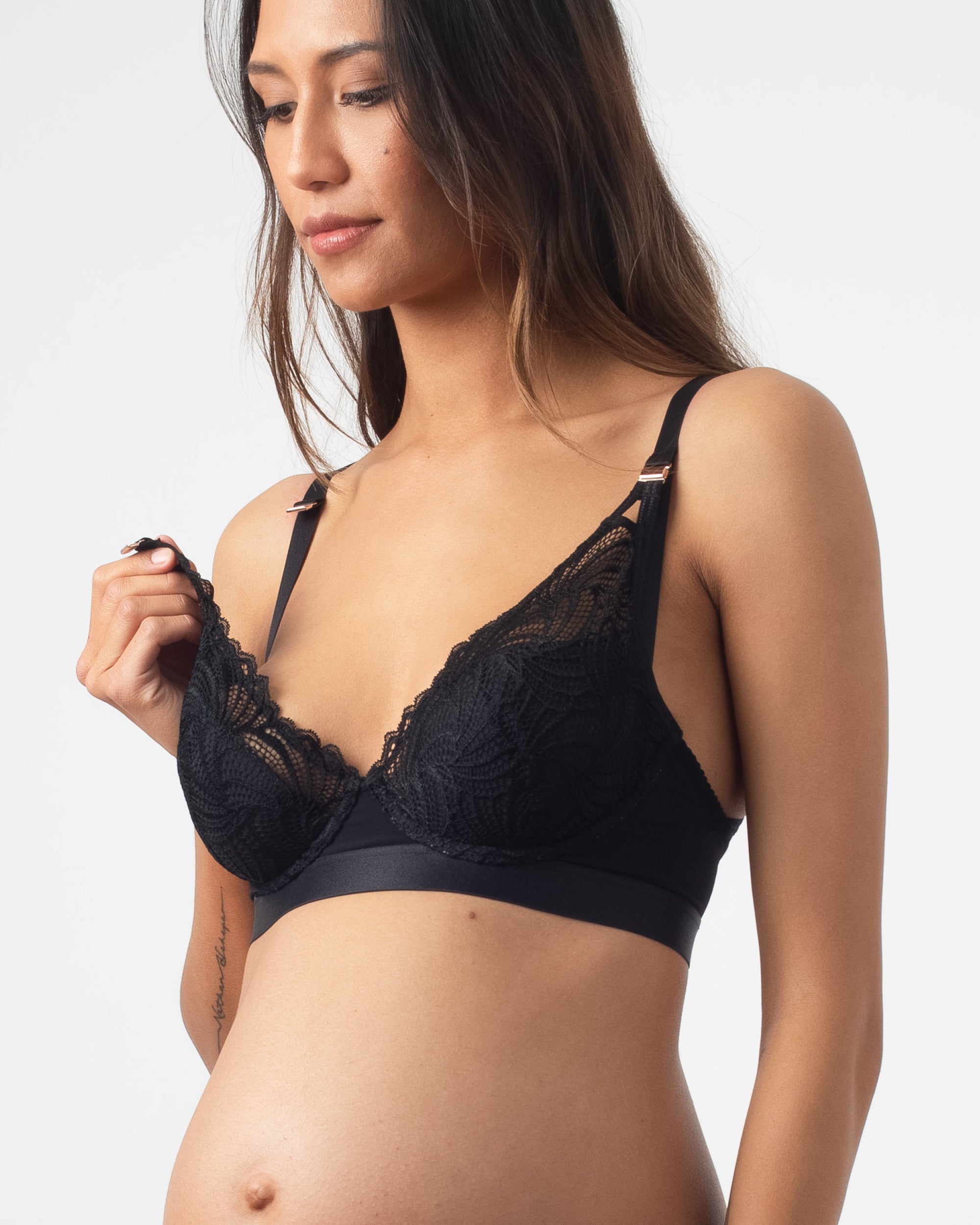 Hotmilk Warrior Plunge Bra Black