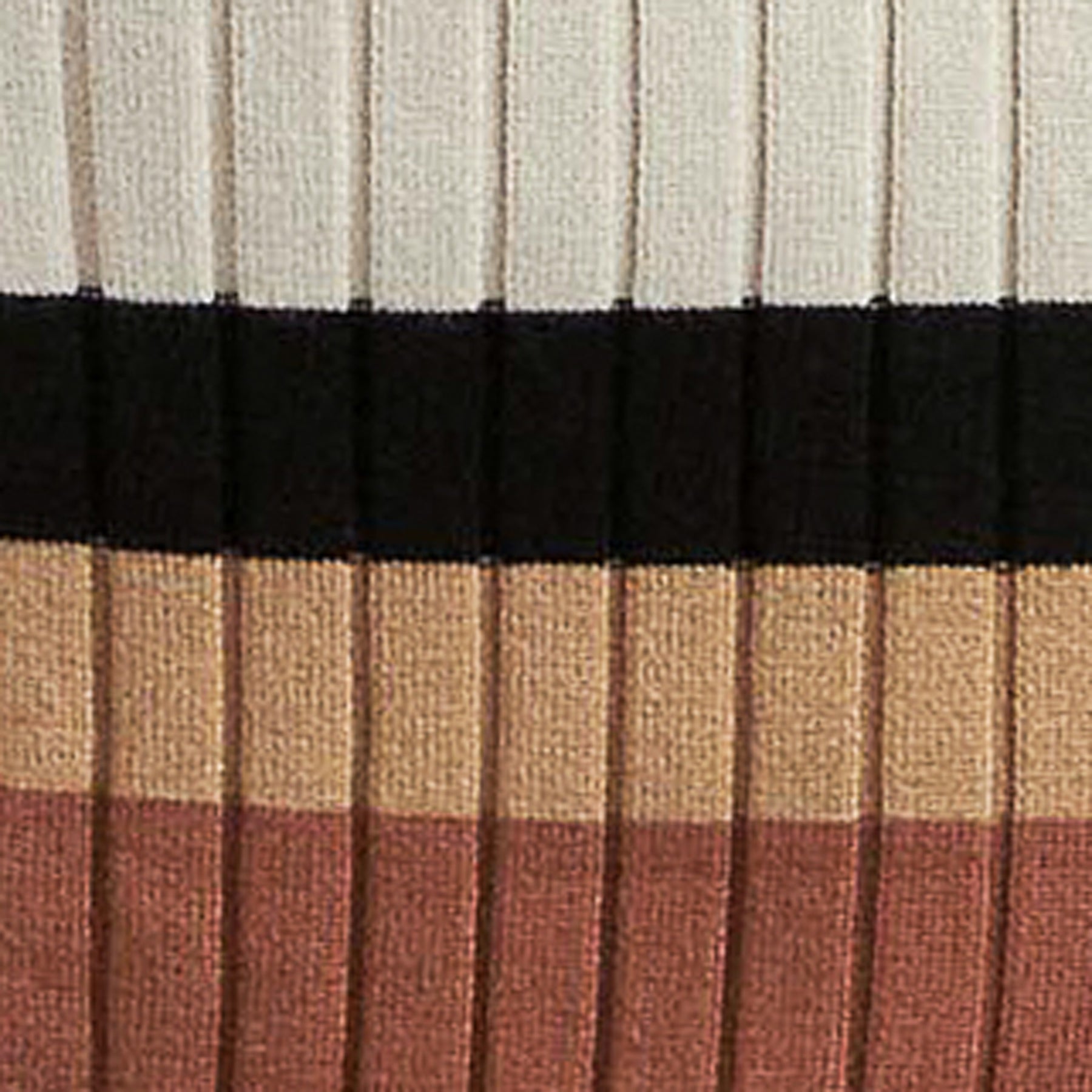 Sarah Stripe Knit Dress  Amber / Natural / Black