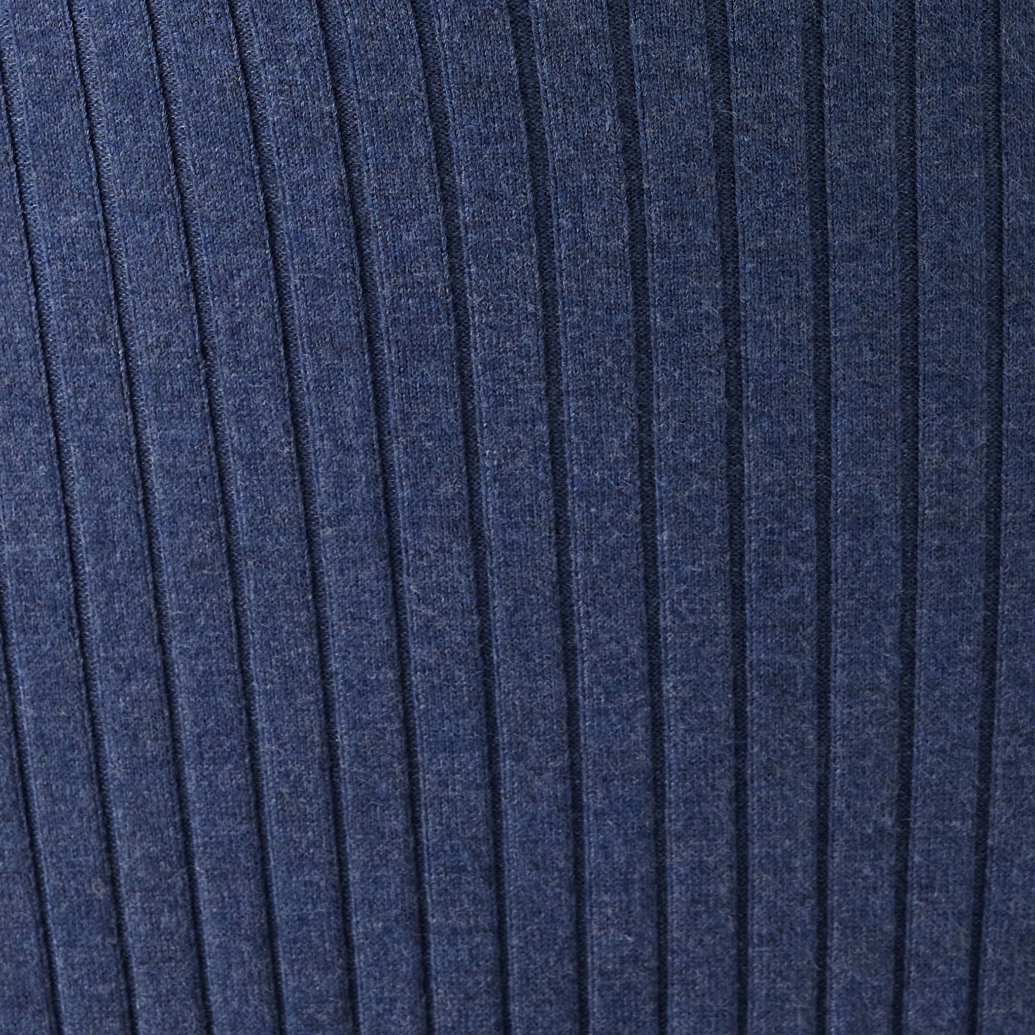 Close-up of blue ribbed fabric texture