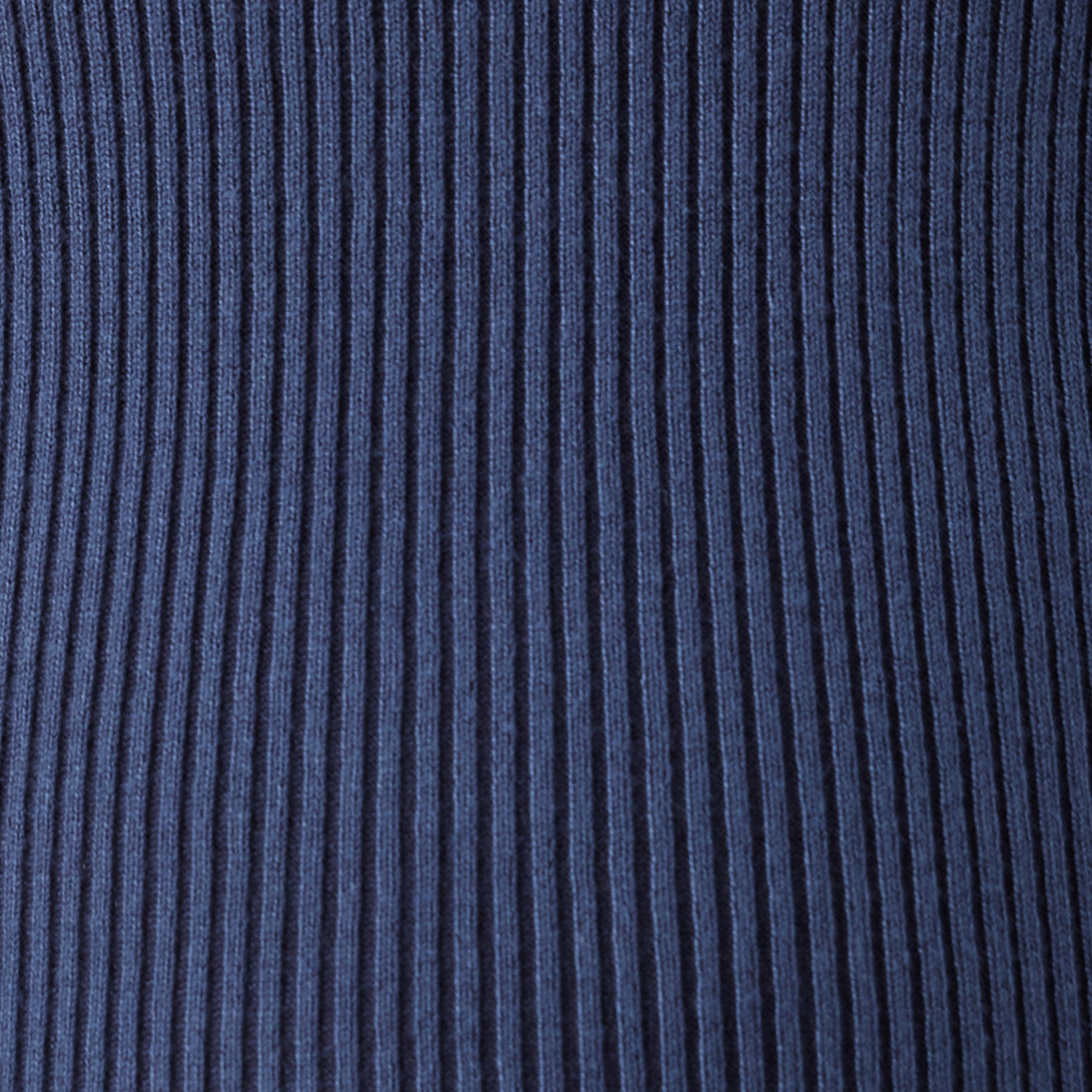 Close-up of blue ribbed fabric texture