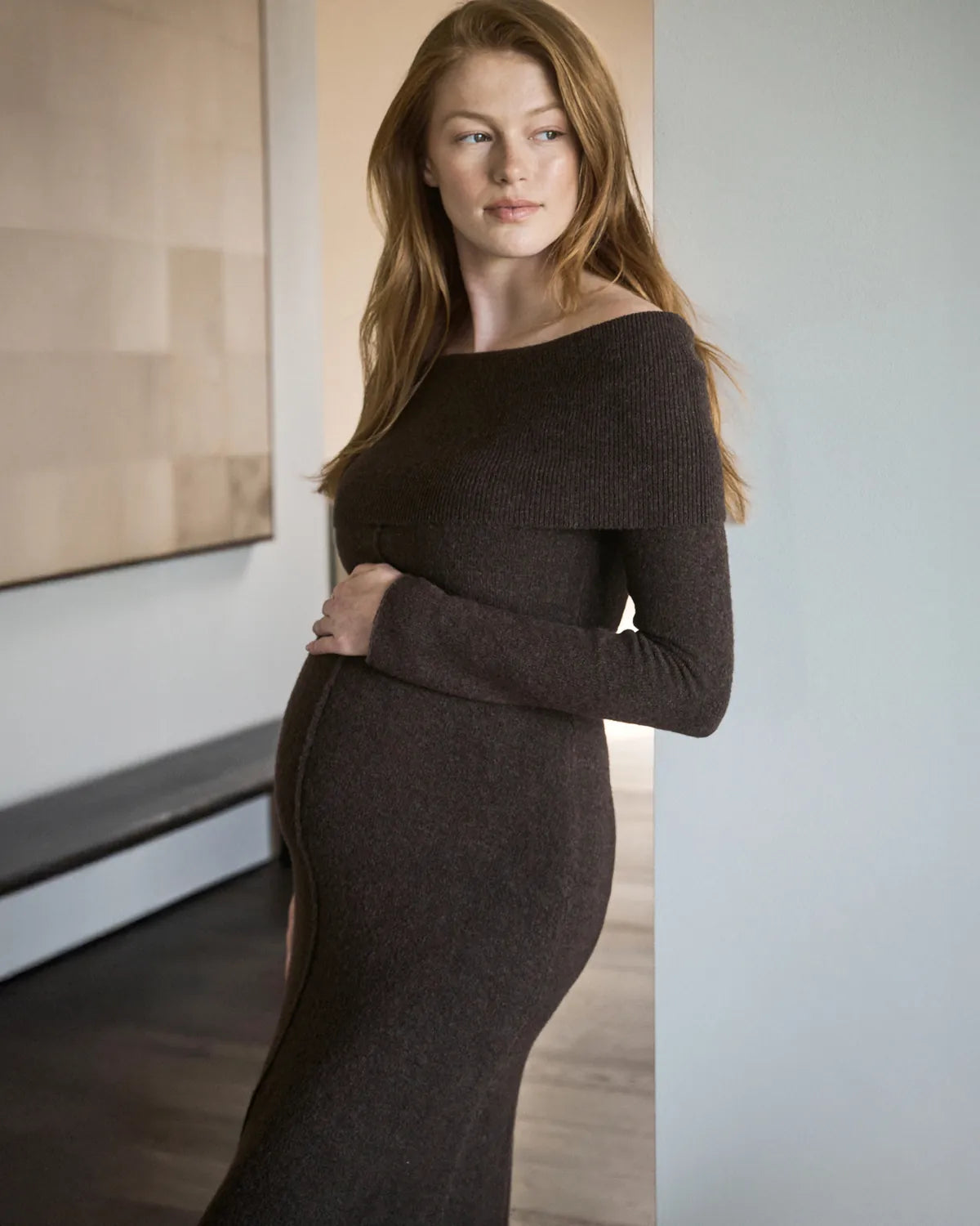 Tyla Off Shoulder Knit Dress