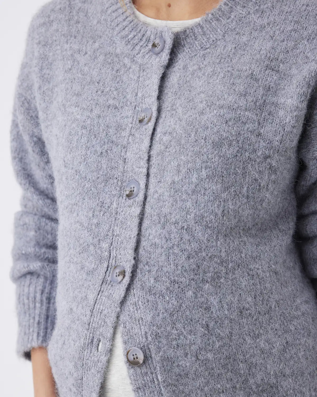 Ariana Knit Cardigan   Ash Blue