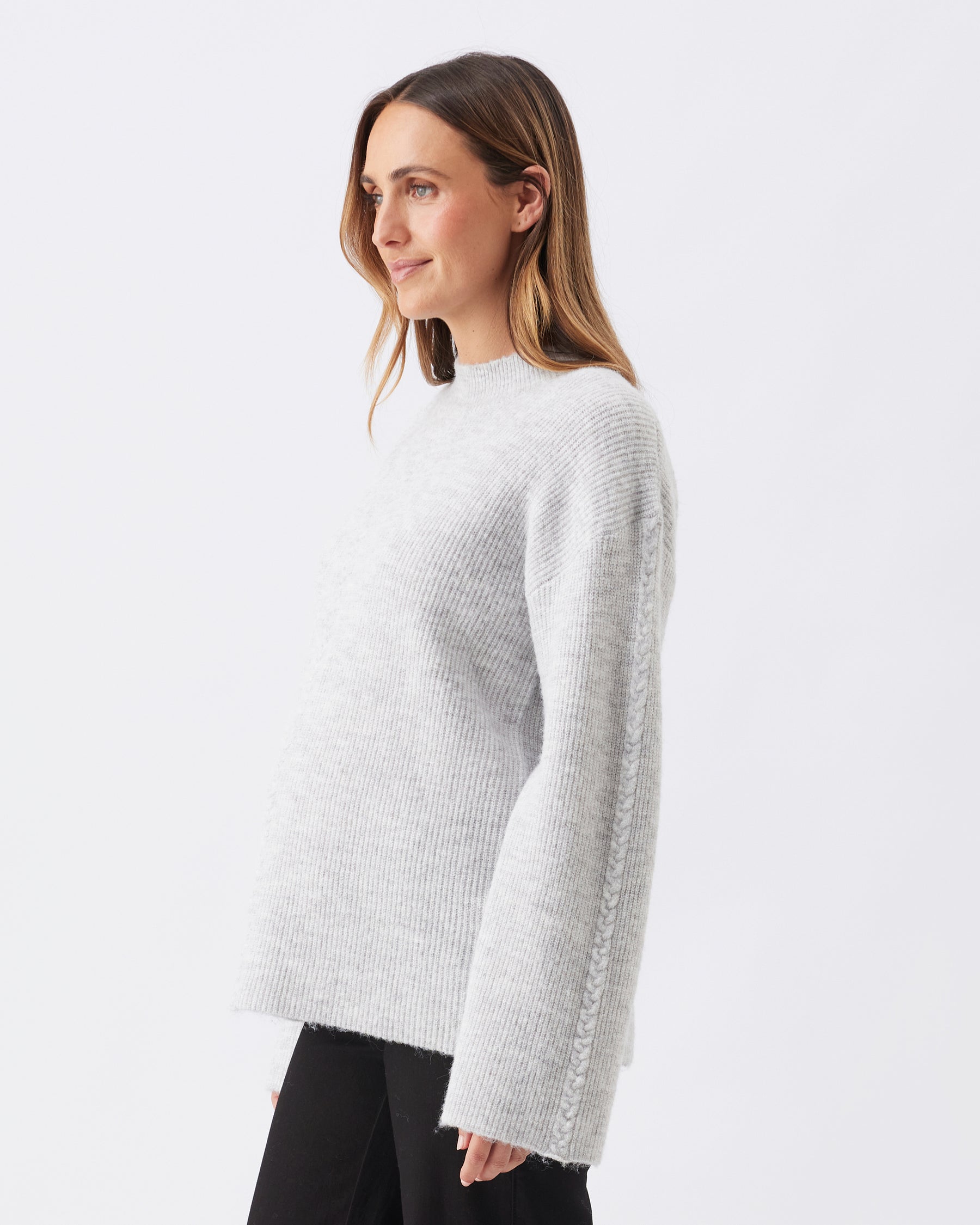 Starci Cable Knit  Silver Marle