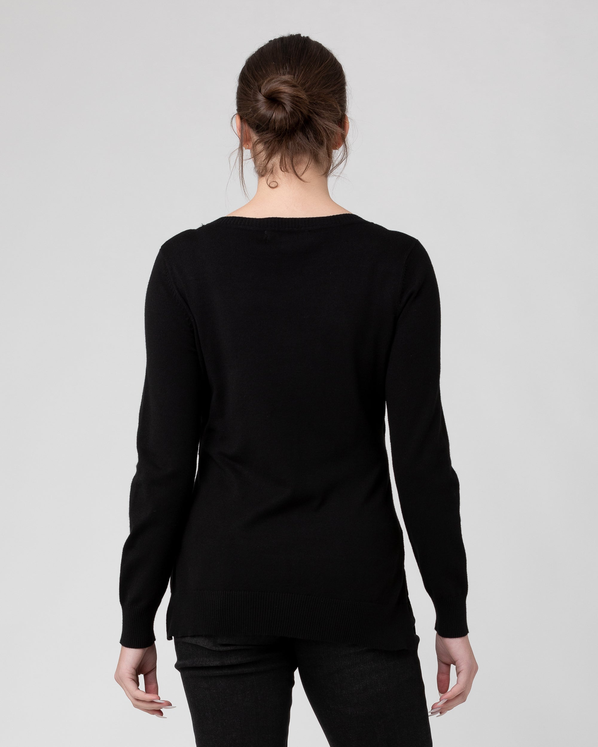 Toni Nursing Knit Black