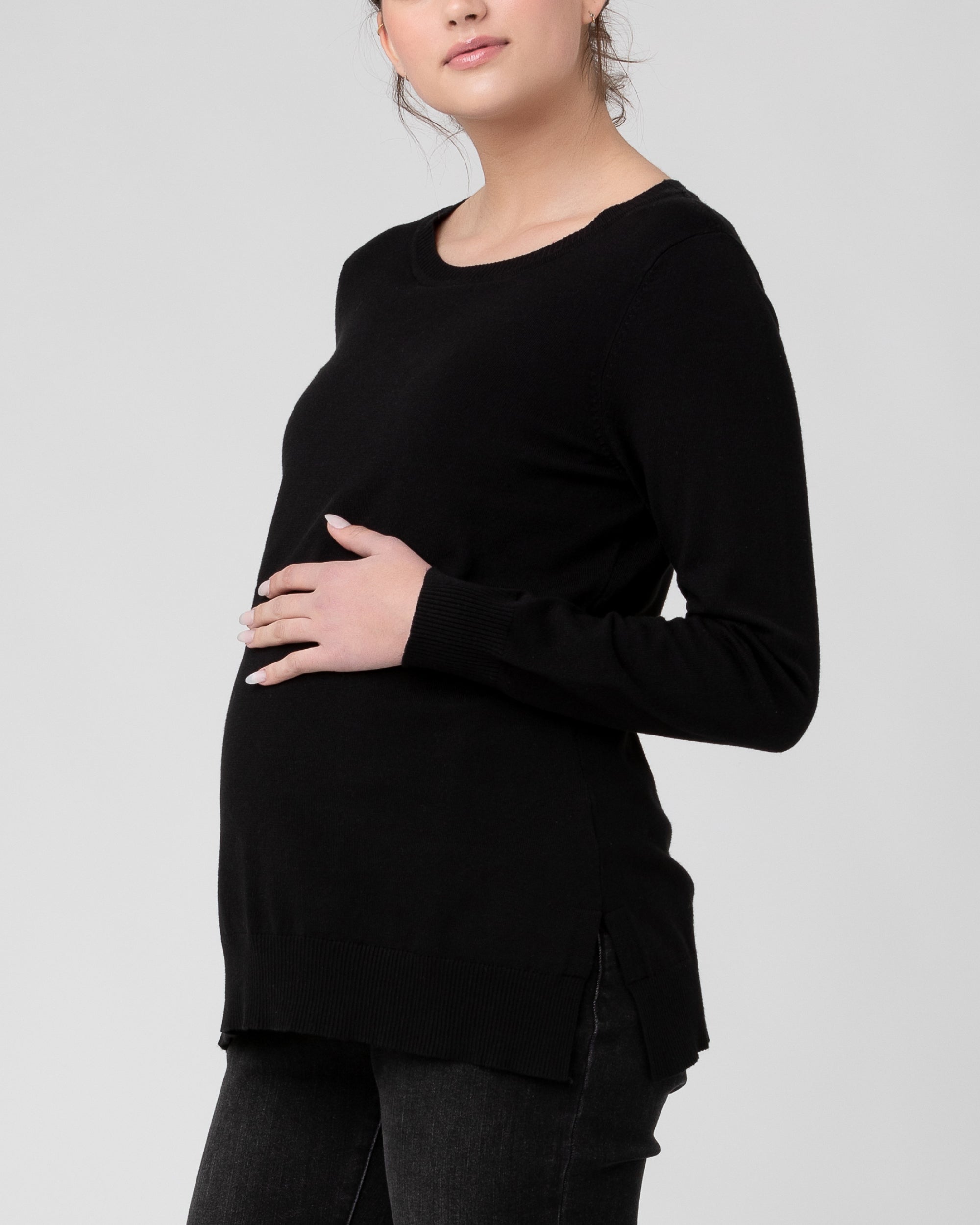 Toni Nursing Knit Black