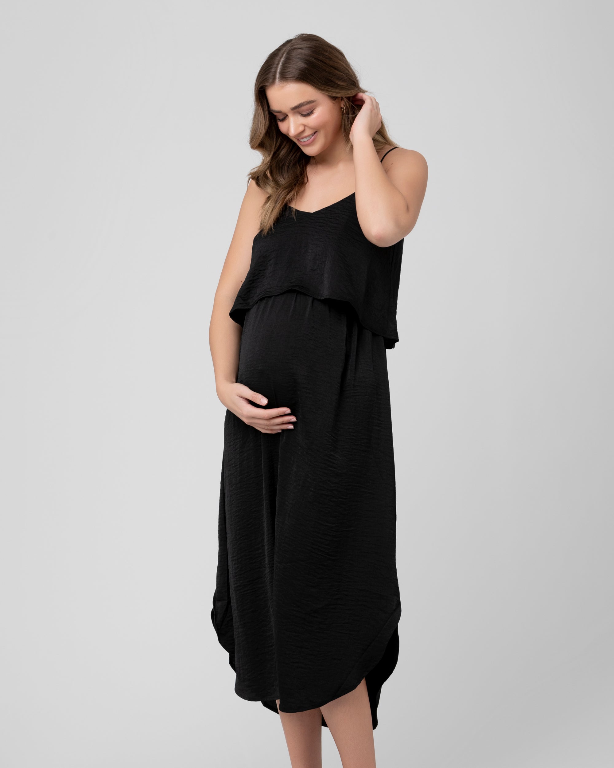 Black slip dress australia top