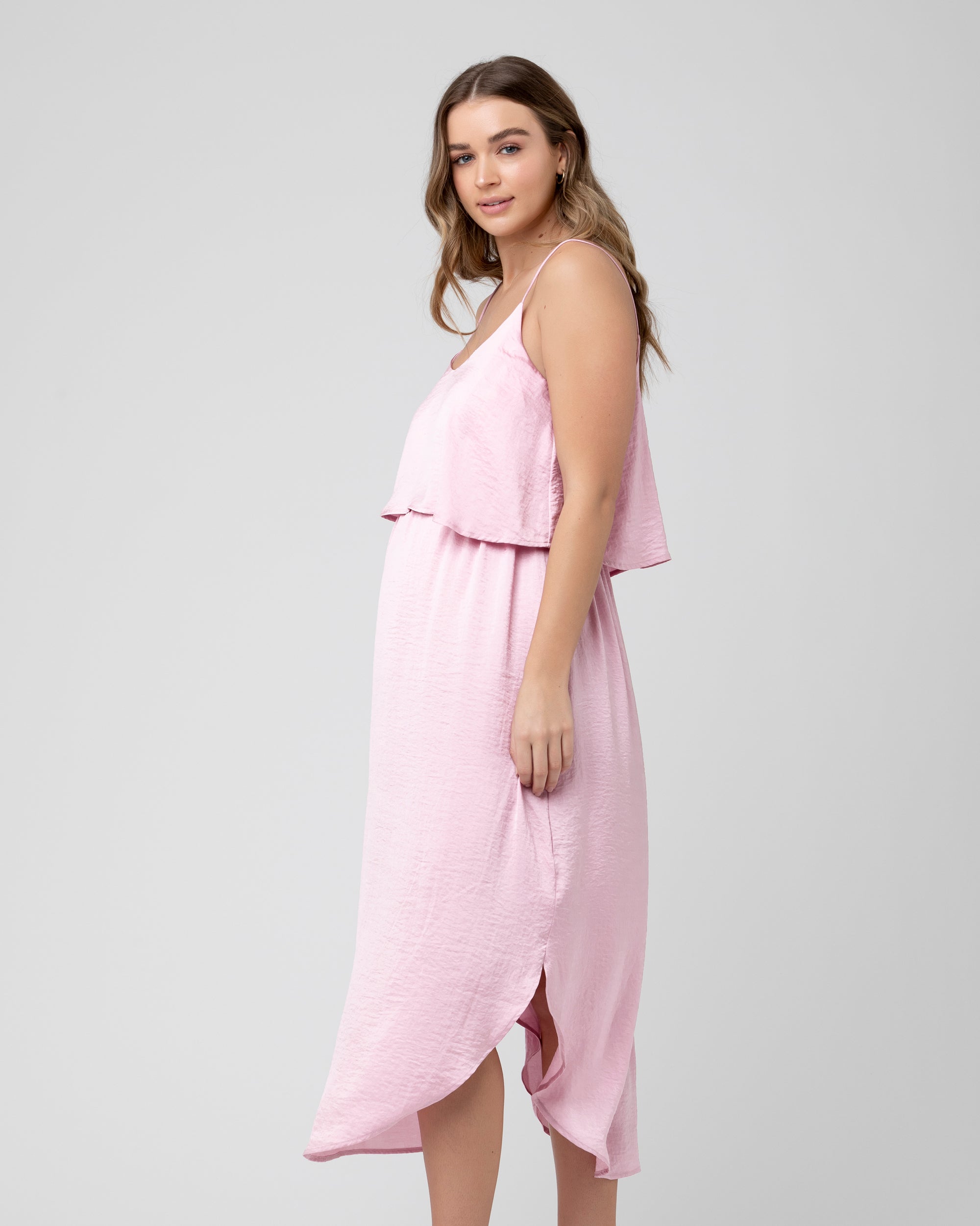 Nursing Slip Dress Pink