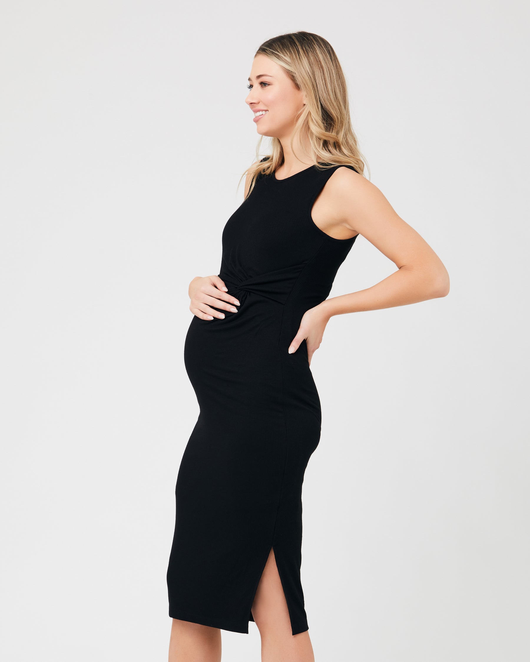 Tilly Rib Dress  Black