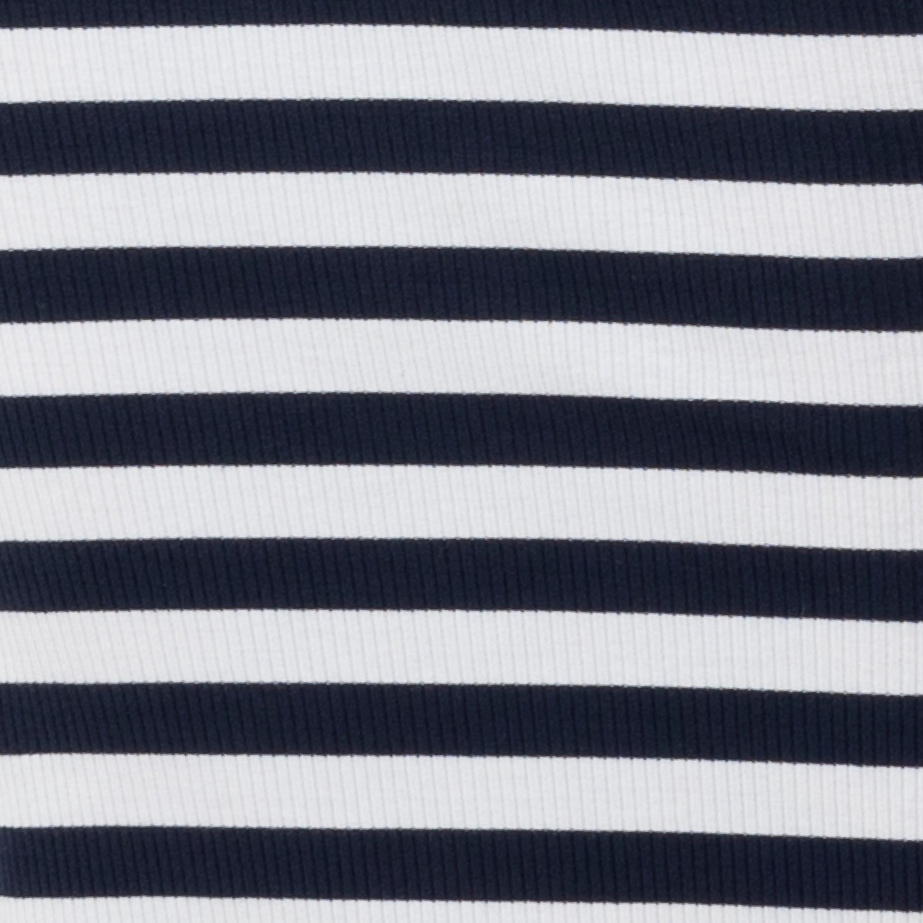 Lee Button Down Rib Dress  Navy / White