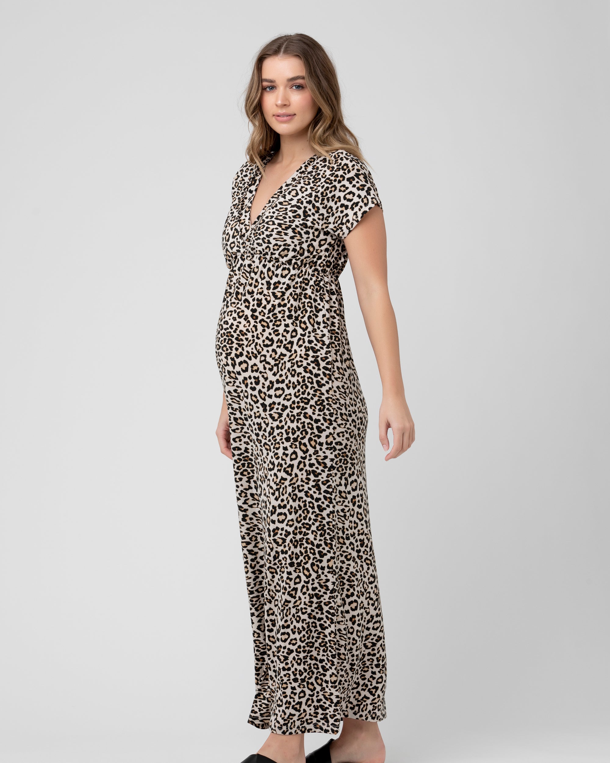 Leo Maxi Nursing Dress  Natural