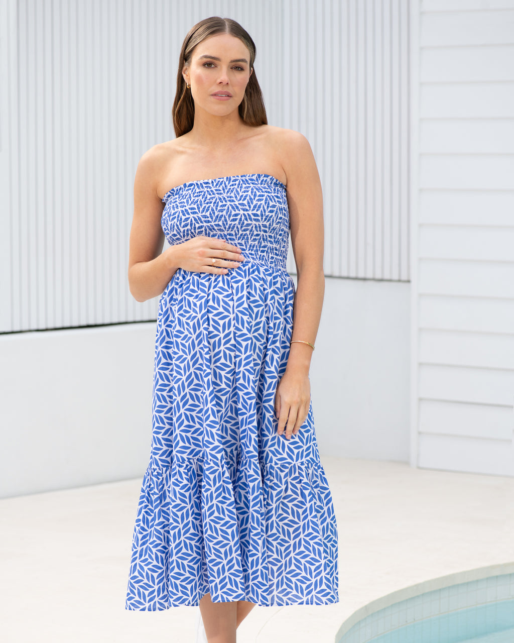 Capri Shirred Dress
