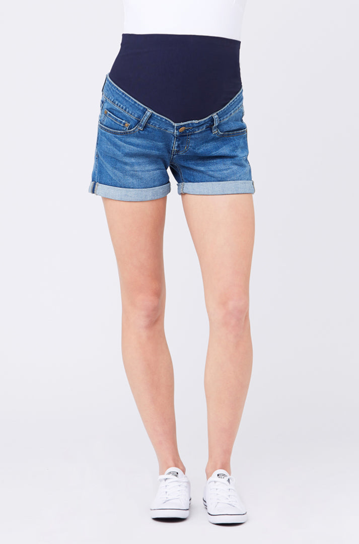 Denim Shorty Shorts Blue