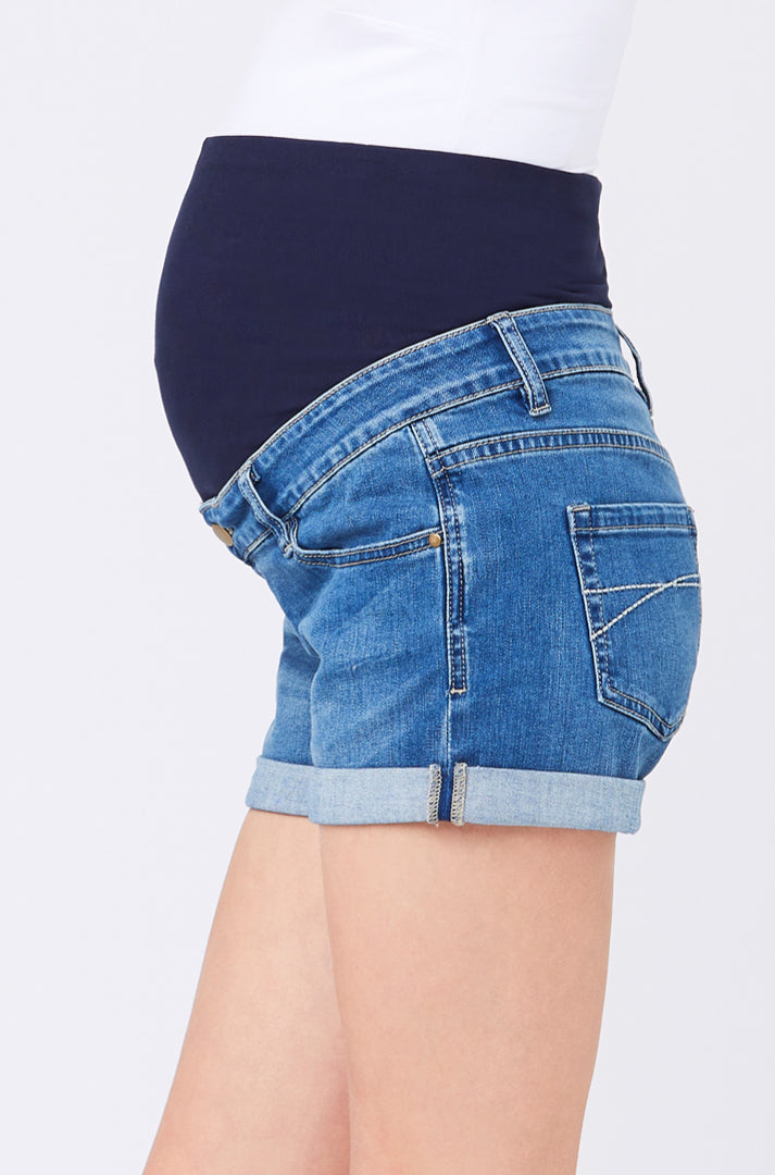 Denim Shorty Shorts Blue