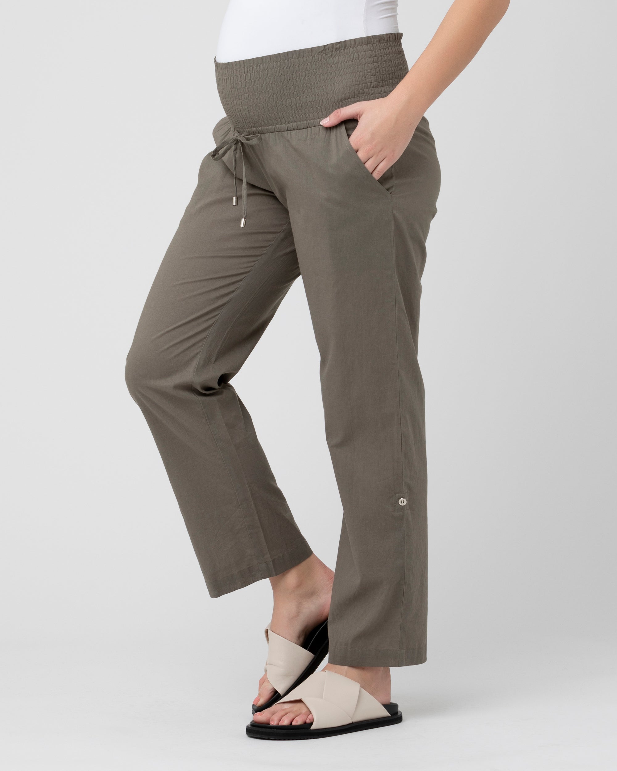 Philly Cotton Pant Moss