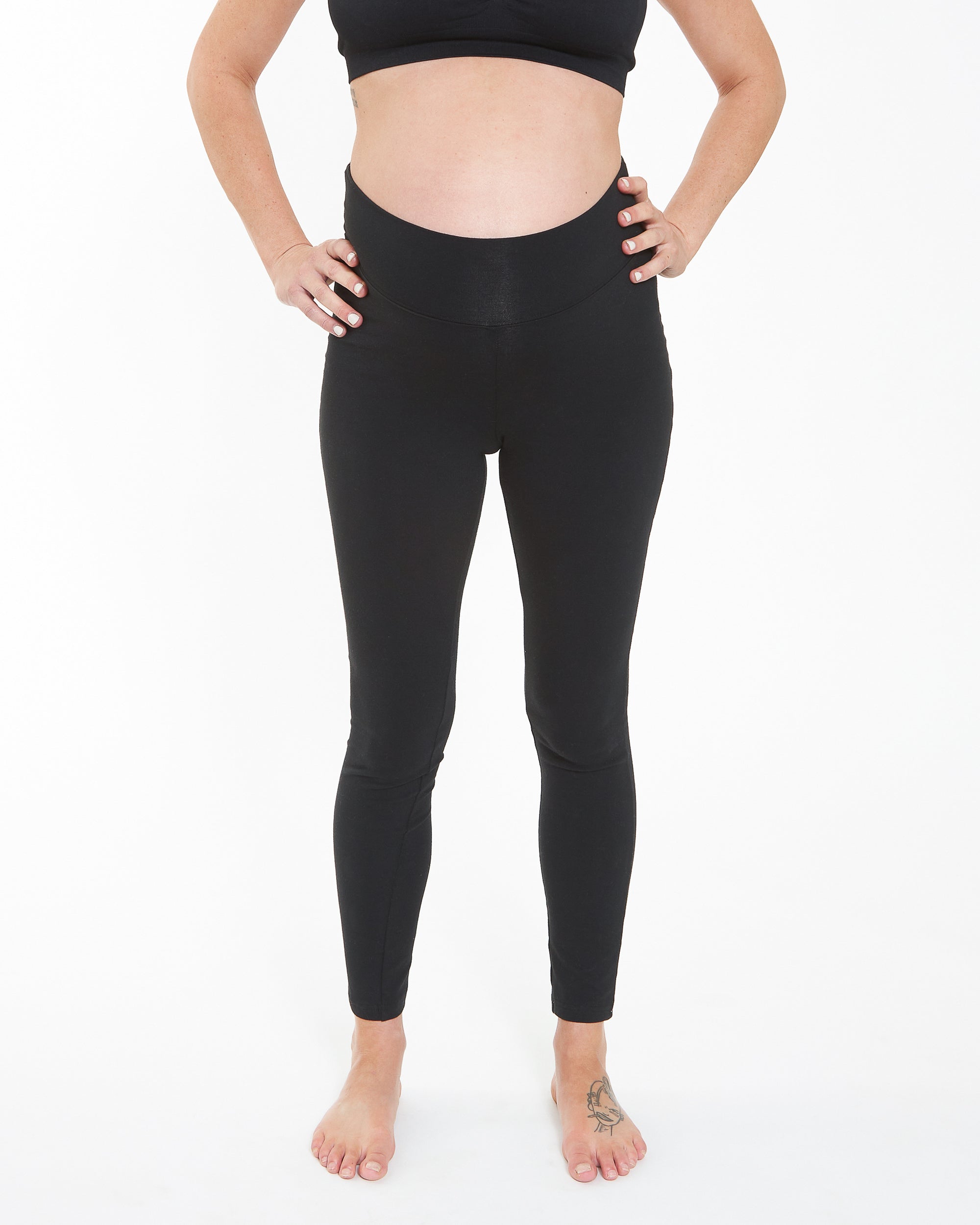 Milkbar Active Leggings Extra High Waist Full Length Black, 49% OFF