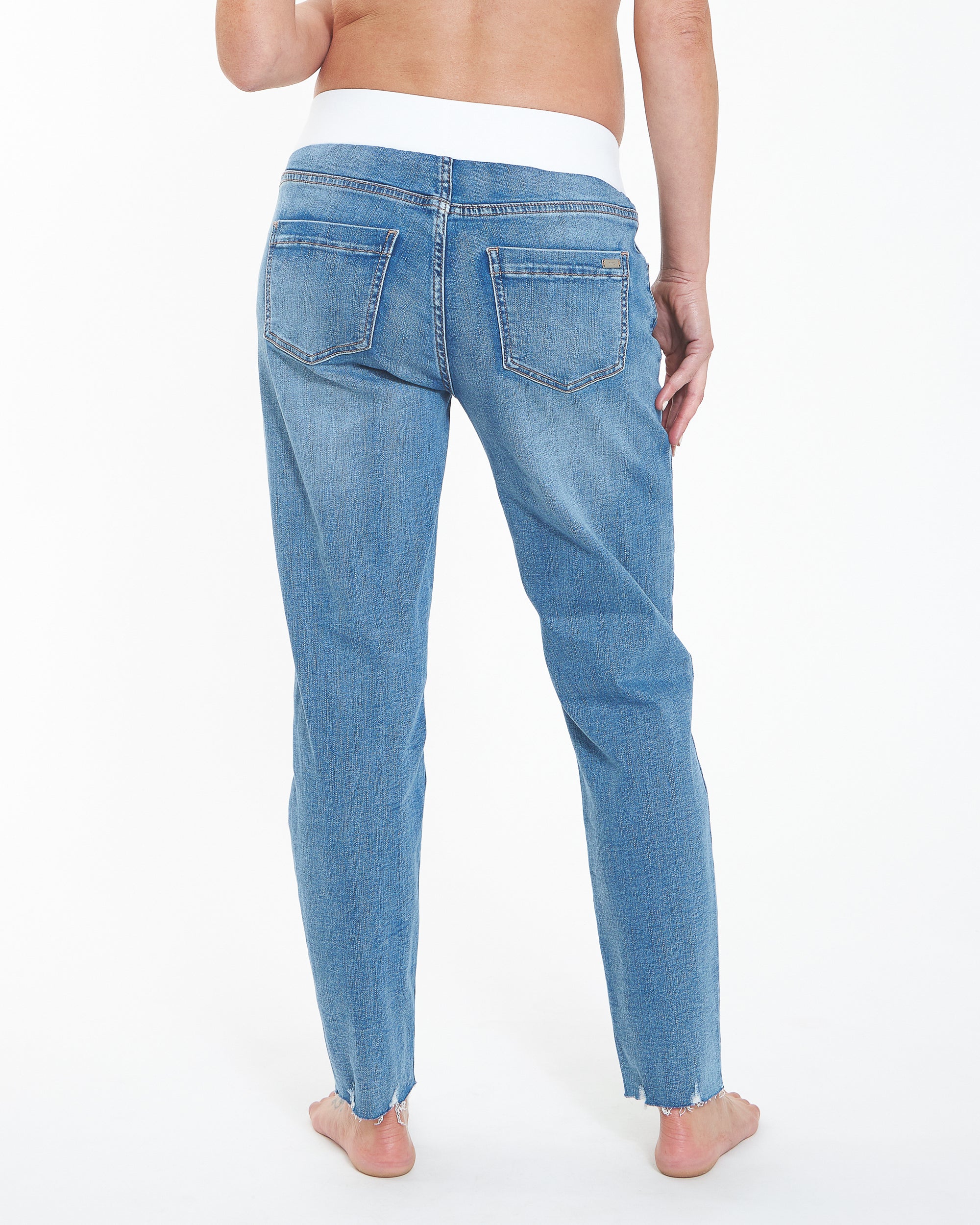 Jamie Raw Edge Jean Vintage Wash