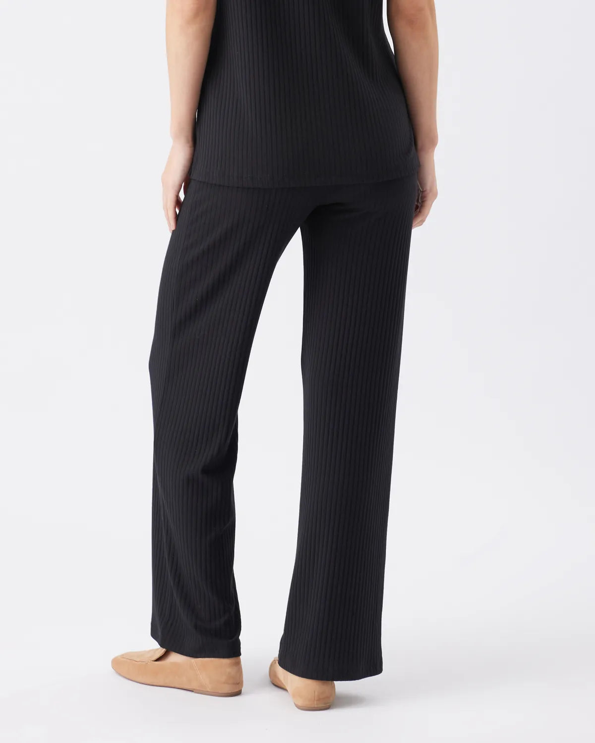 Cindy Rib Pant  Black