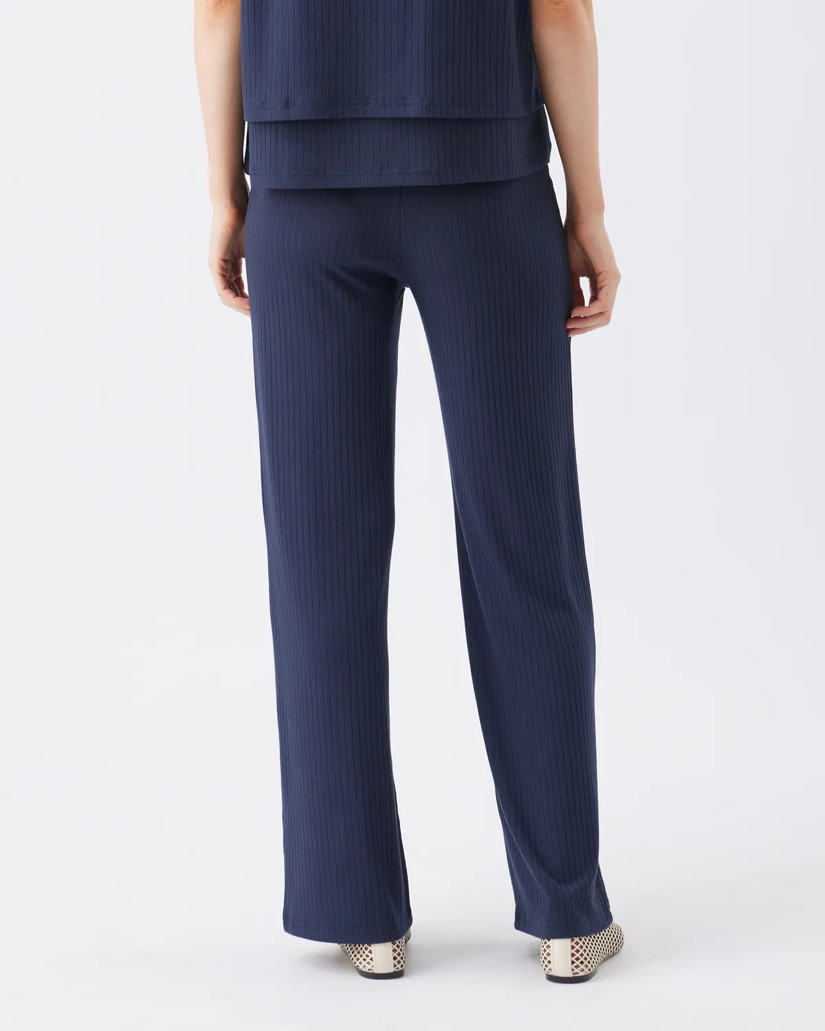 Cindy Rib Pant  Navy