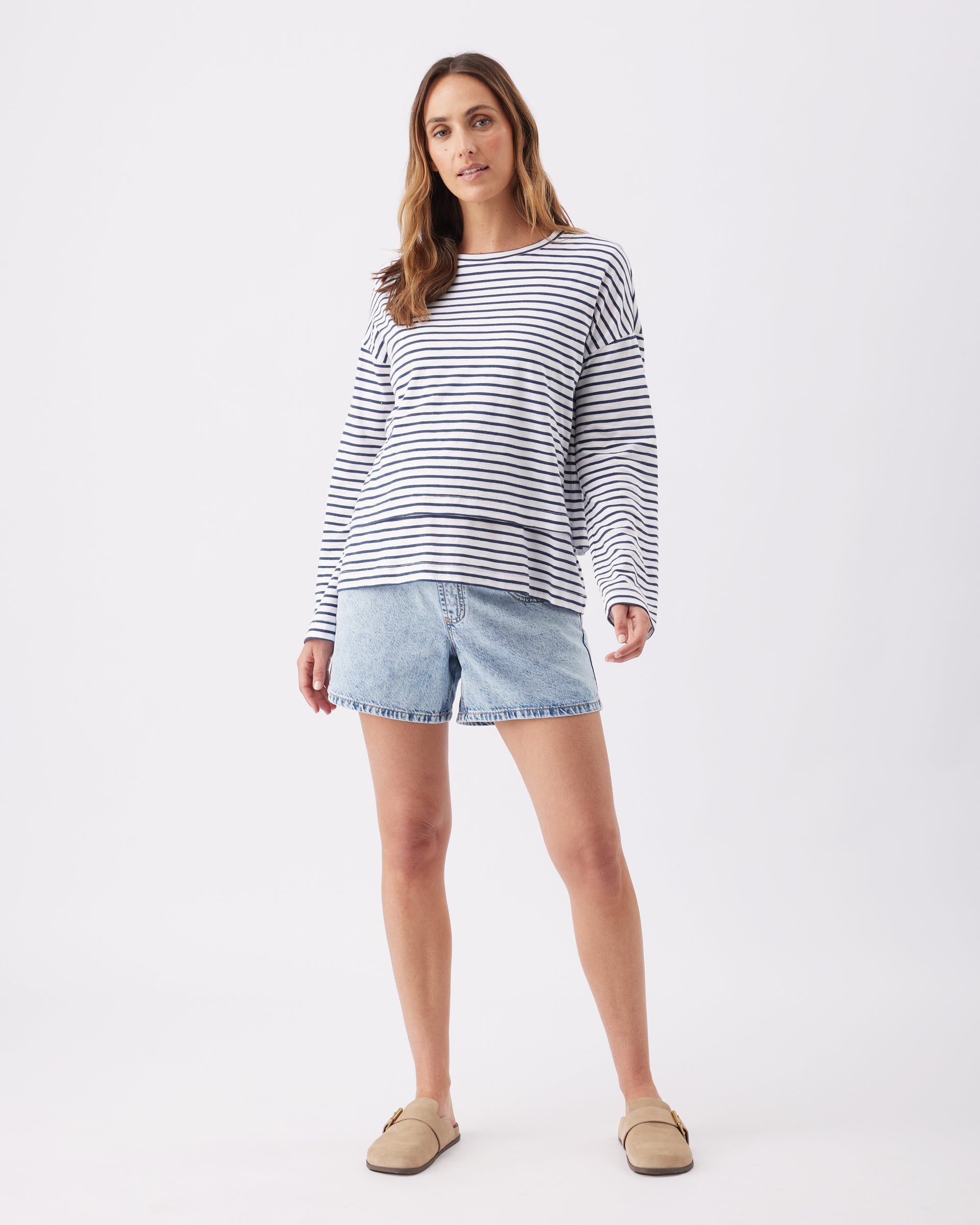 Brooklyn Denim Short  Blue Haze