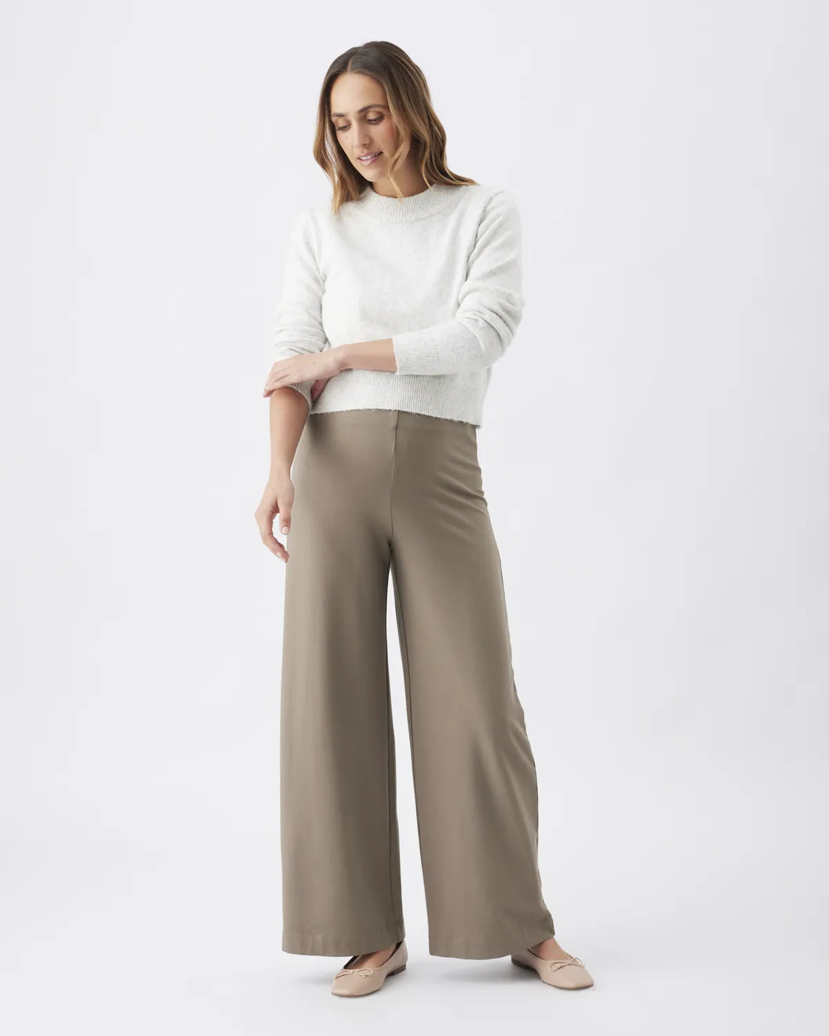 Isha Wide Leg Pant Olive