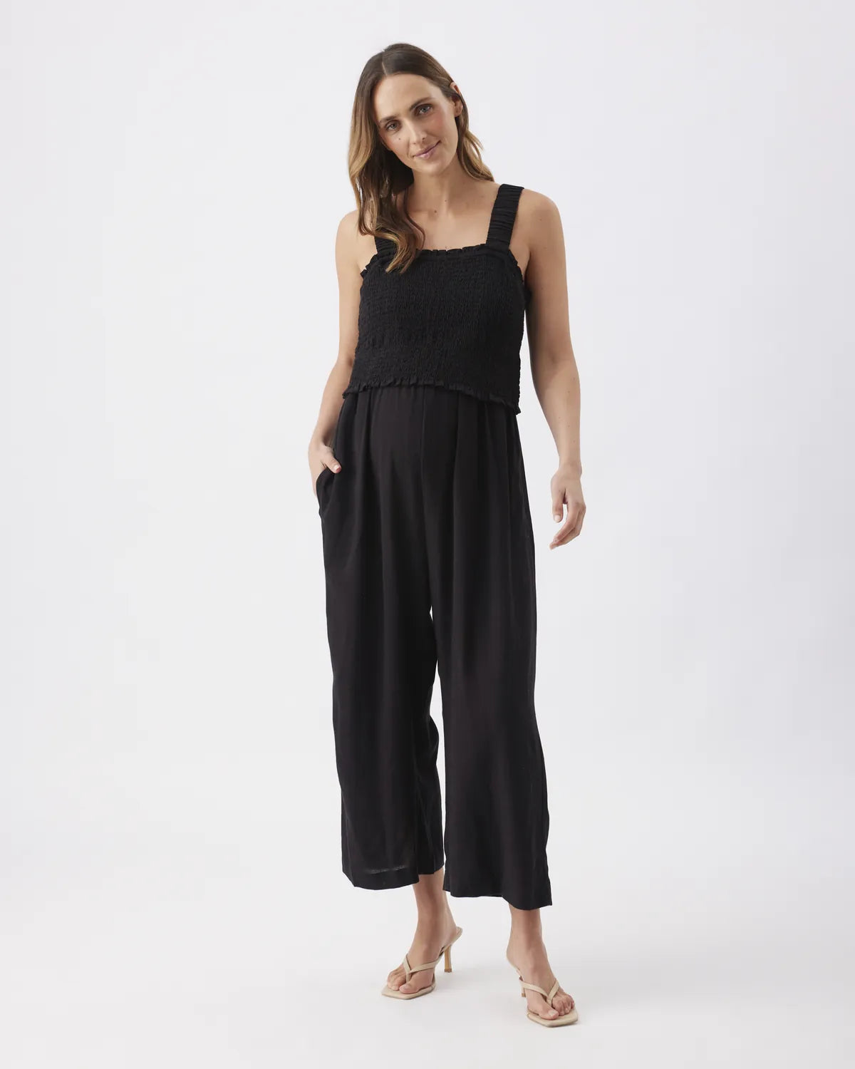 Tilda Nursing Jumpsuit Black